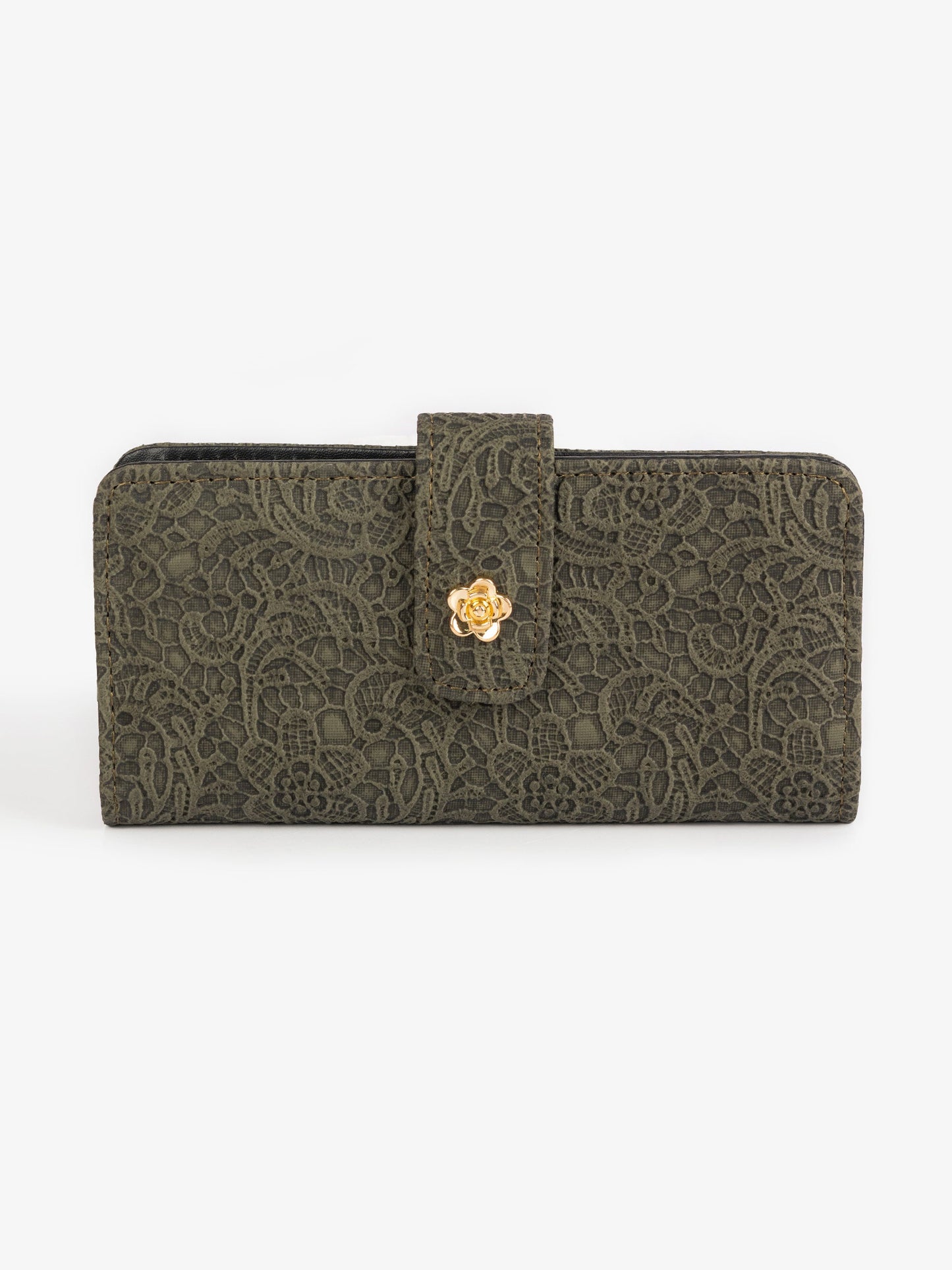 Criss Cross Patterned Wallet