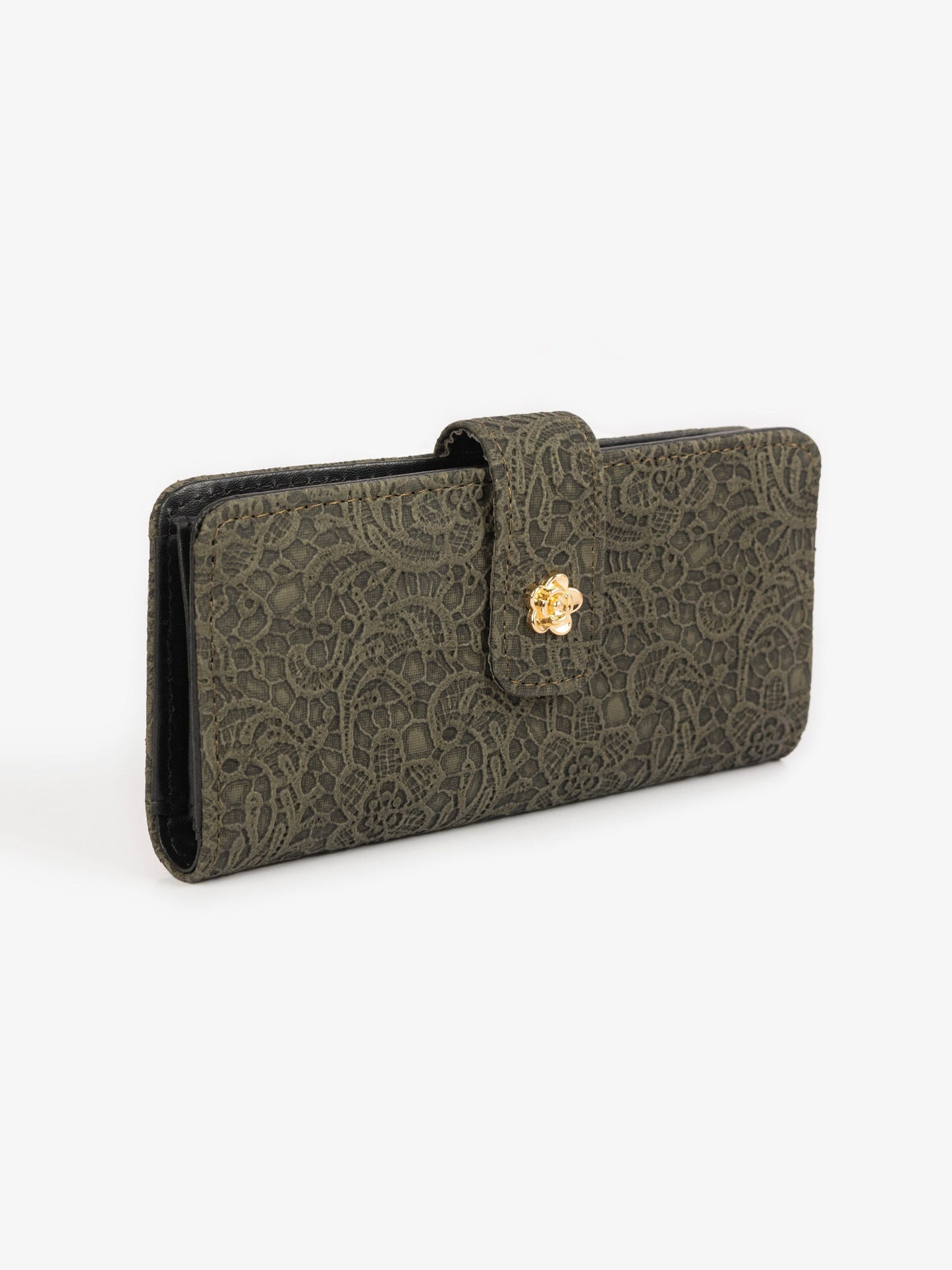 Criss Cross Patterned Wallet