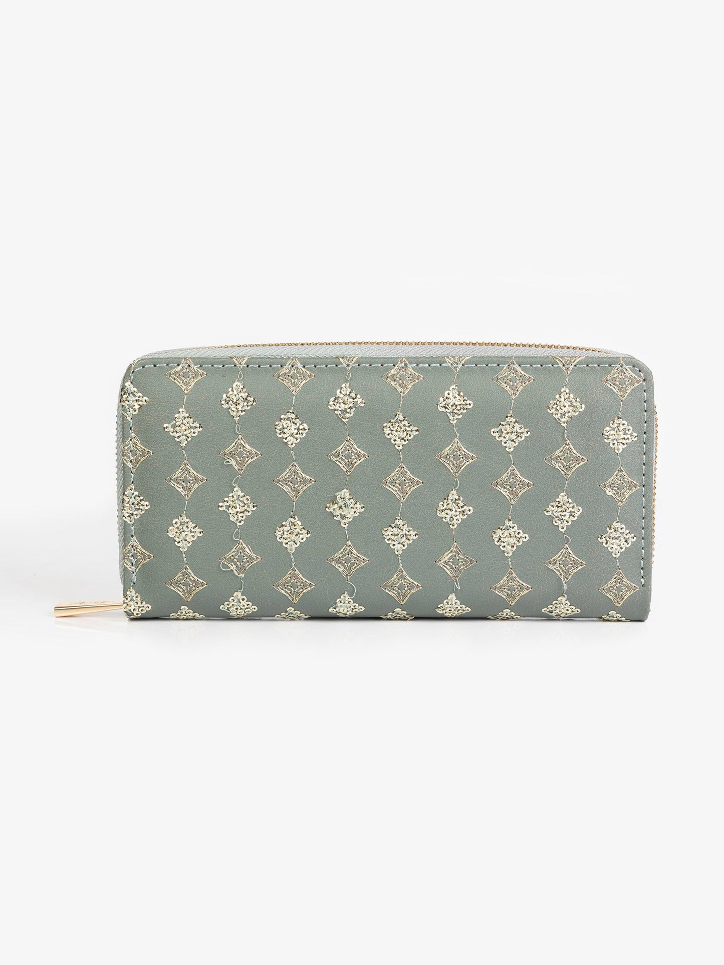 Luxe Embroidered Wallet