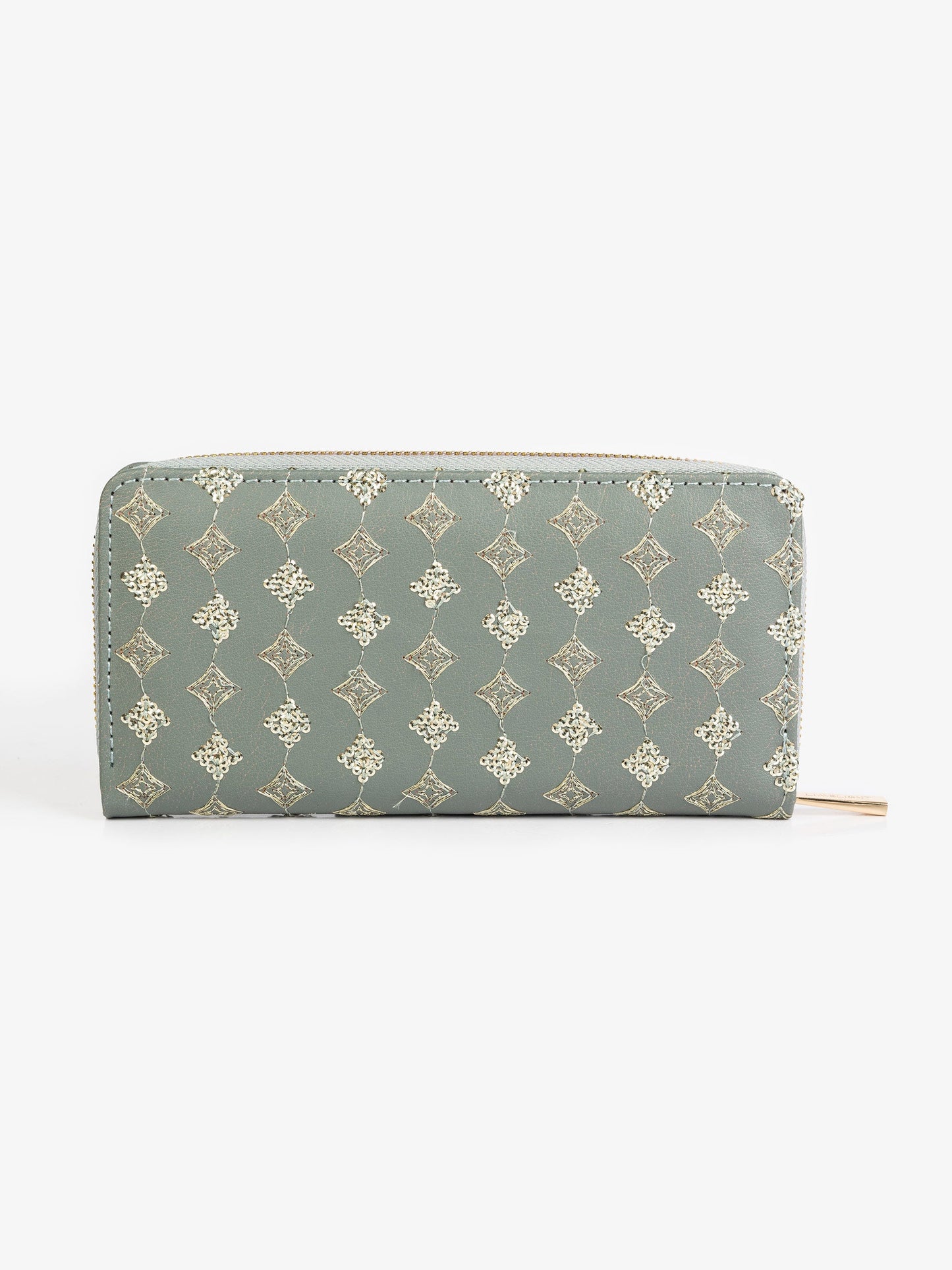 Luxe Embroidered Wallet