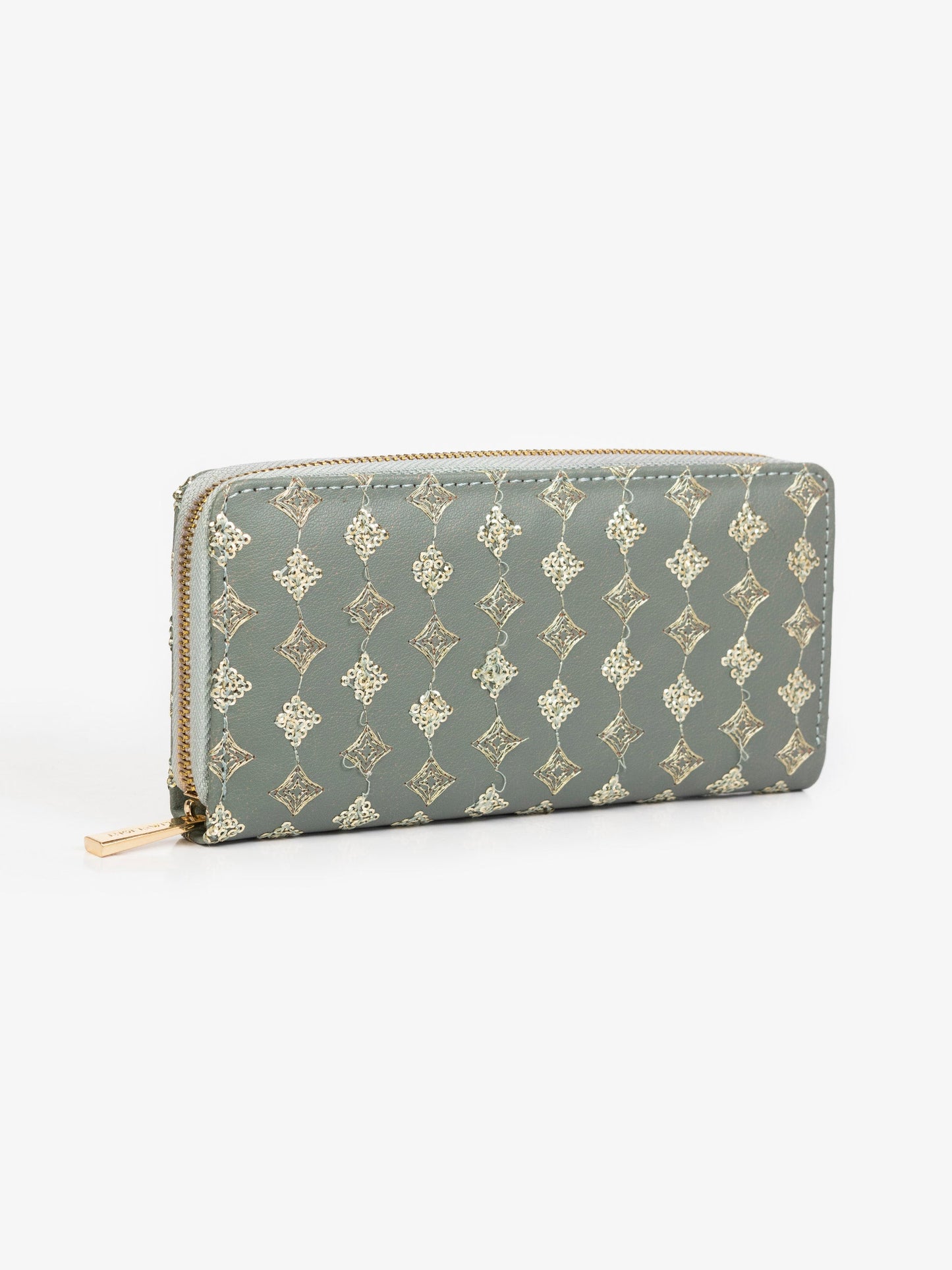 Luxe Embroidered Wallet