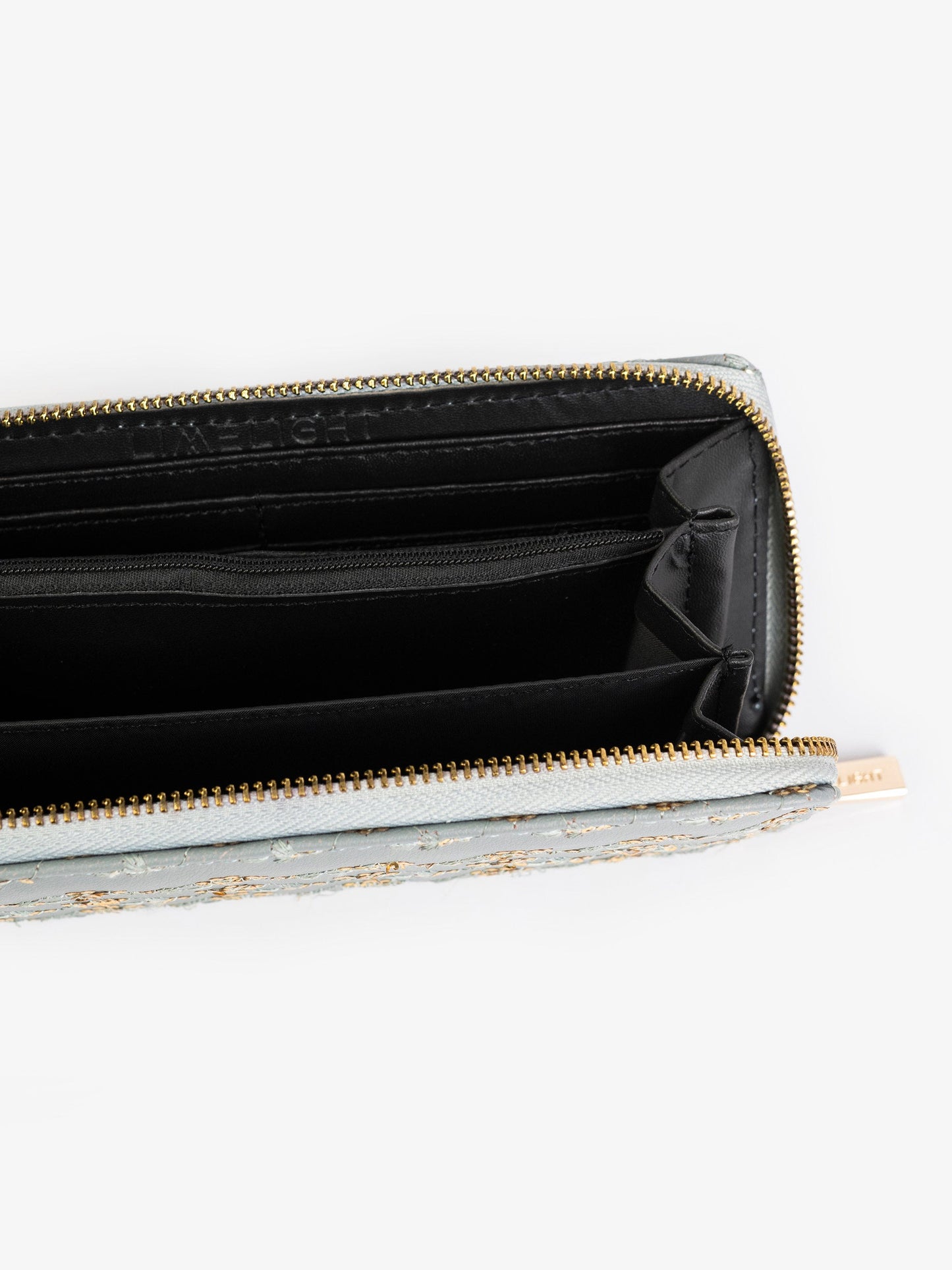 Embroidered Zip Wallet