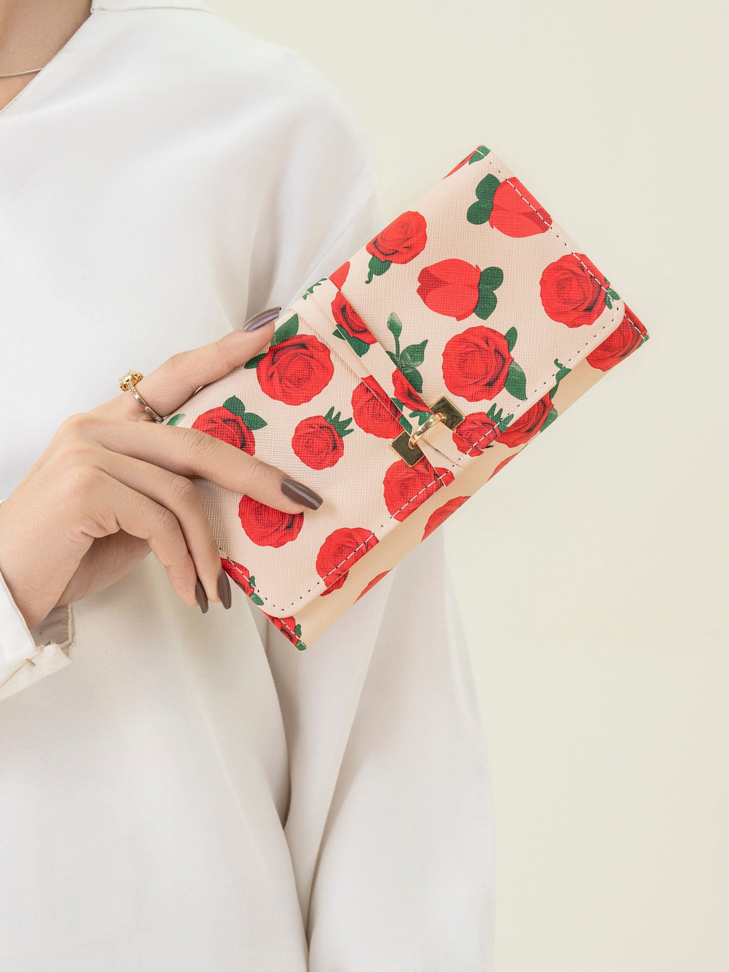 Floral Print Wallet