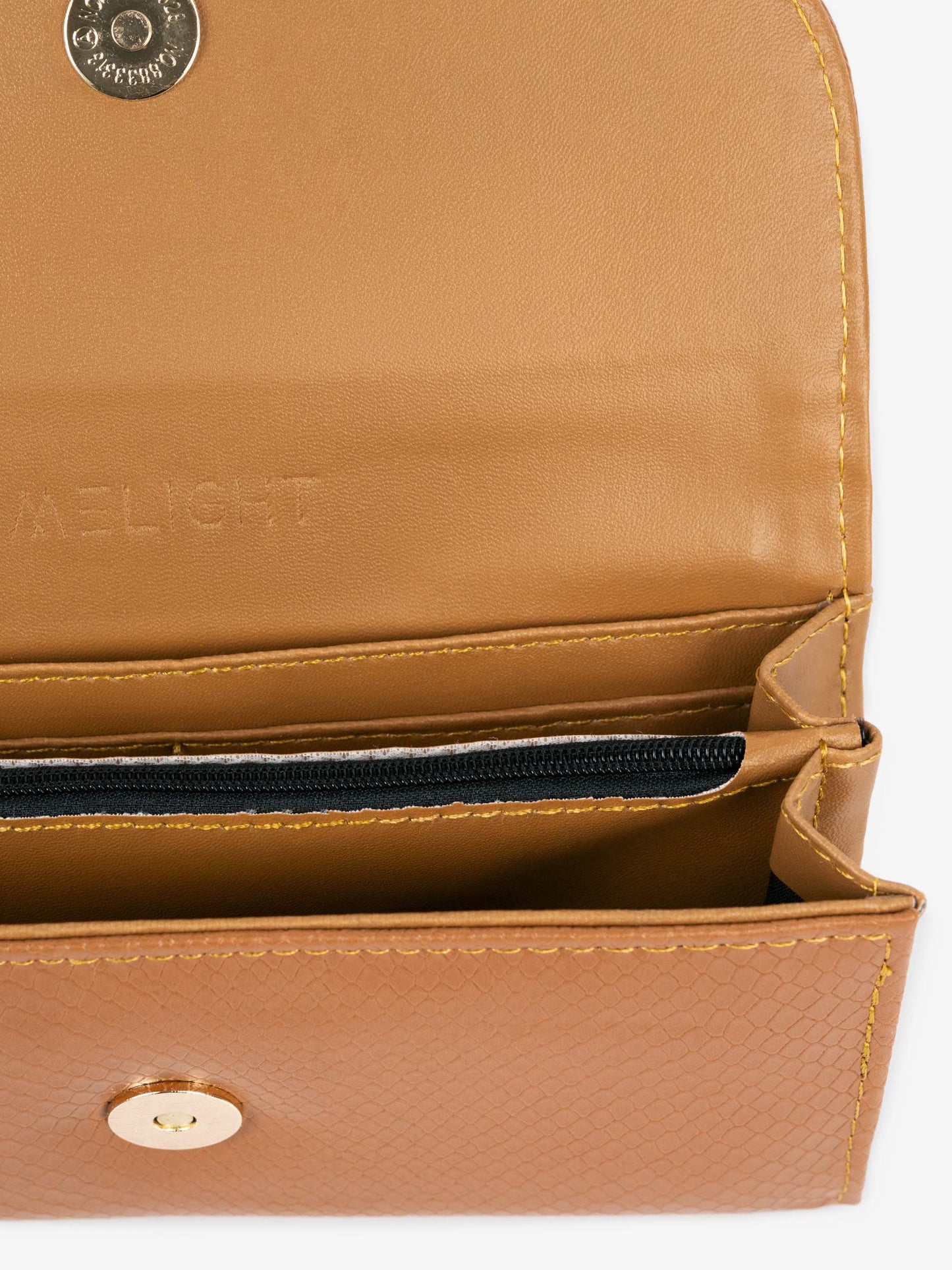 Textured Flap Wallet