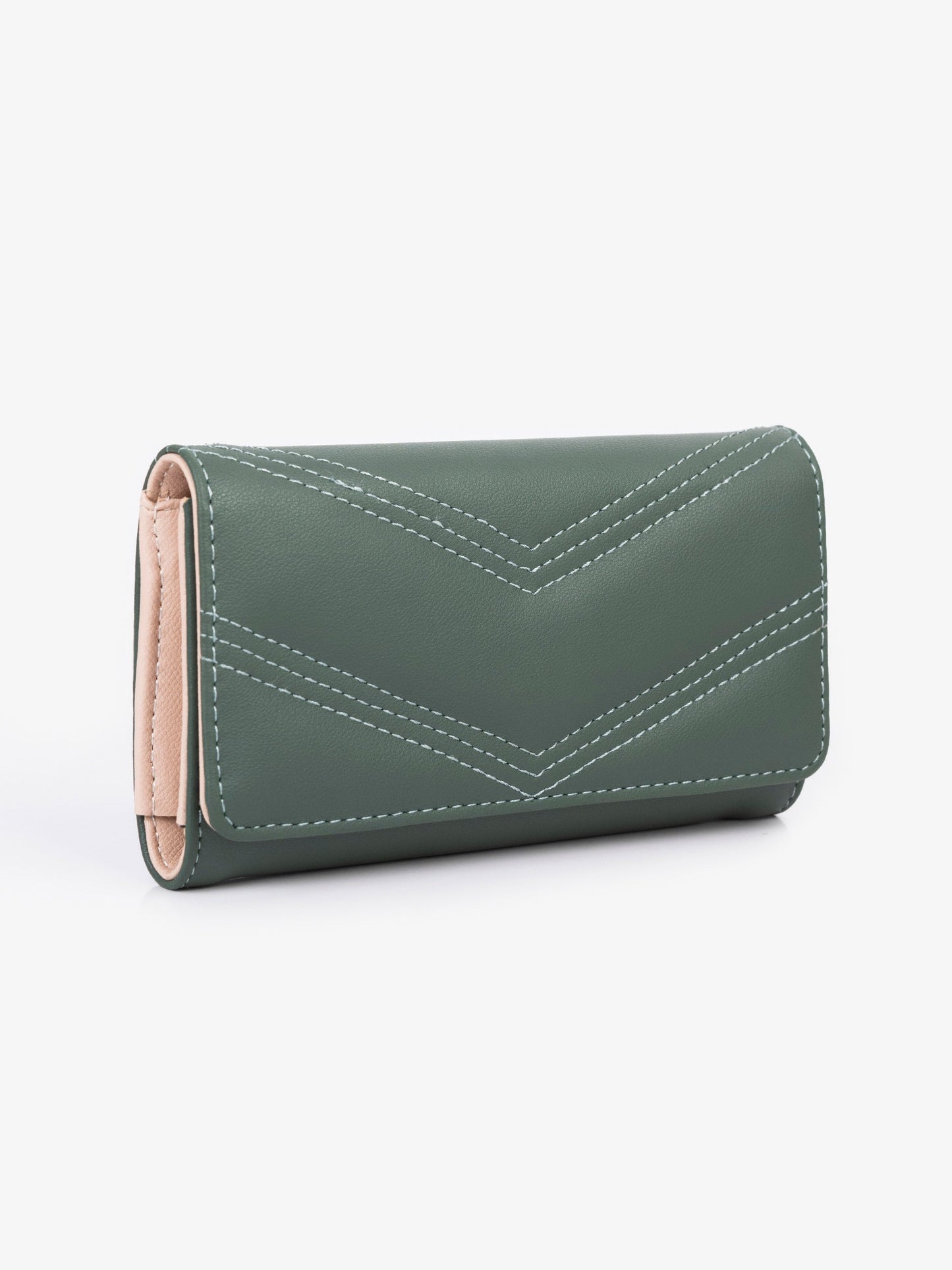 Chevron Stitch Wallet