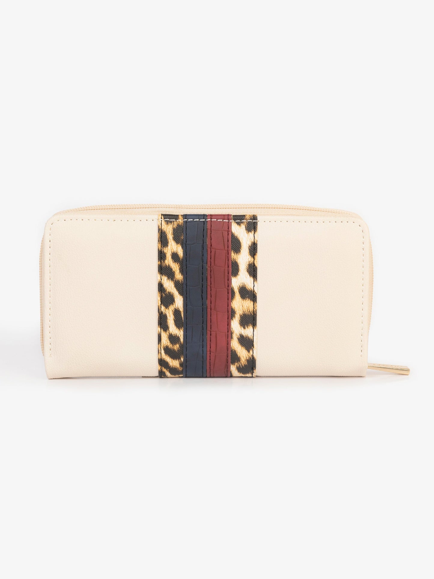 Striped Textured Wallet