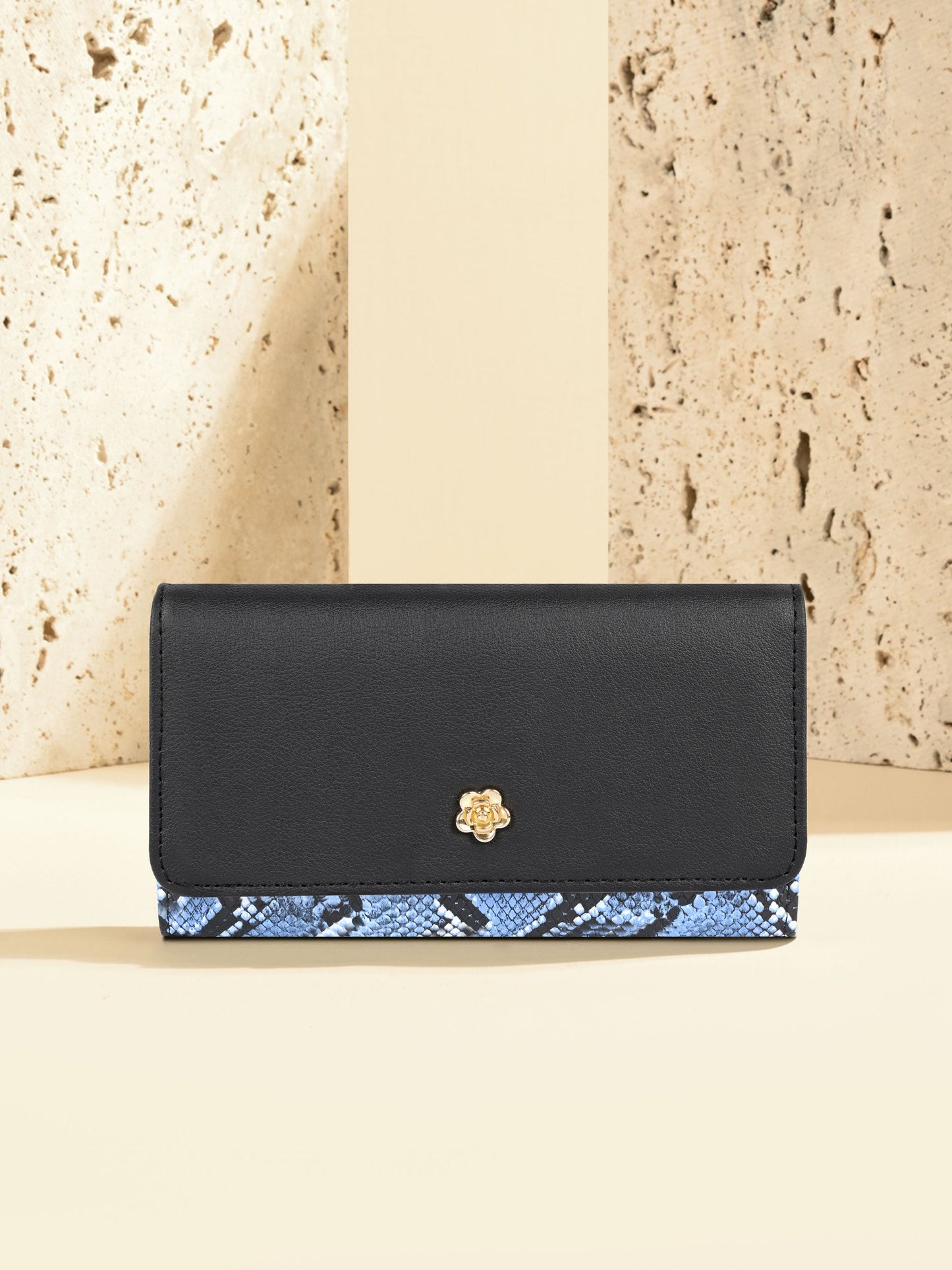 Snake Textured Wallet