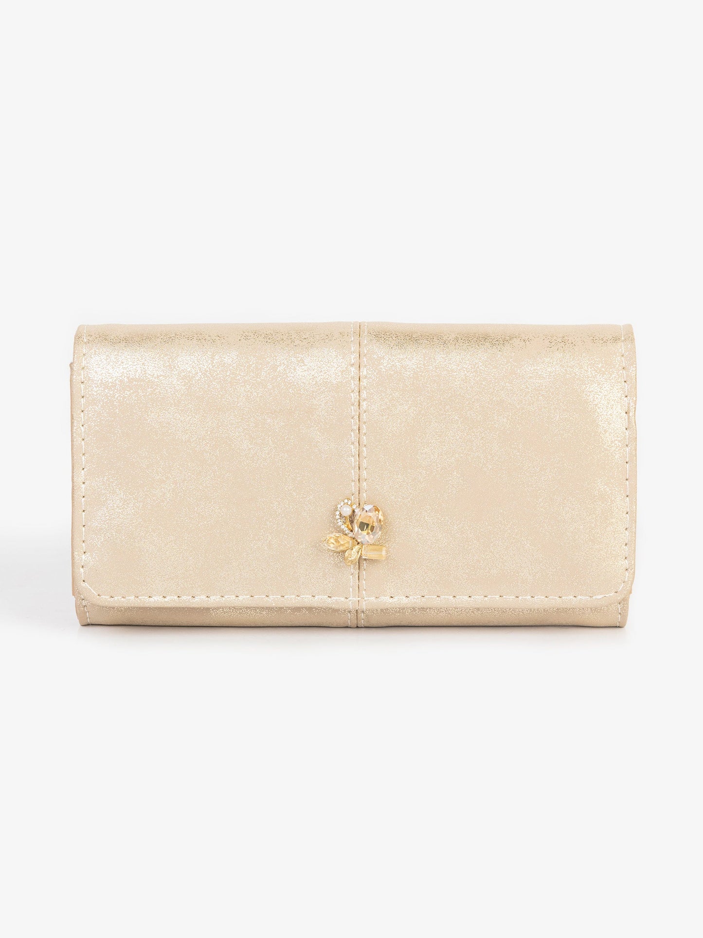 Floral Accent Wallet