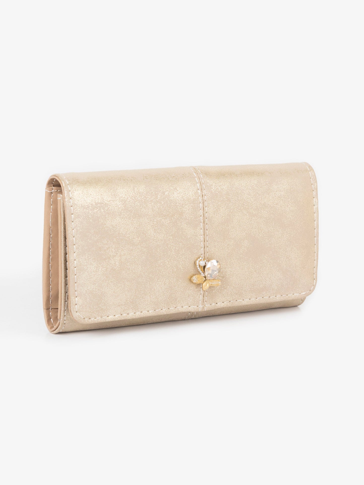 Floral Accent Wallet