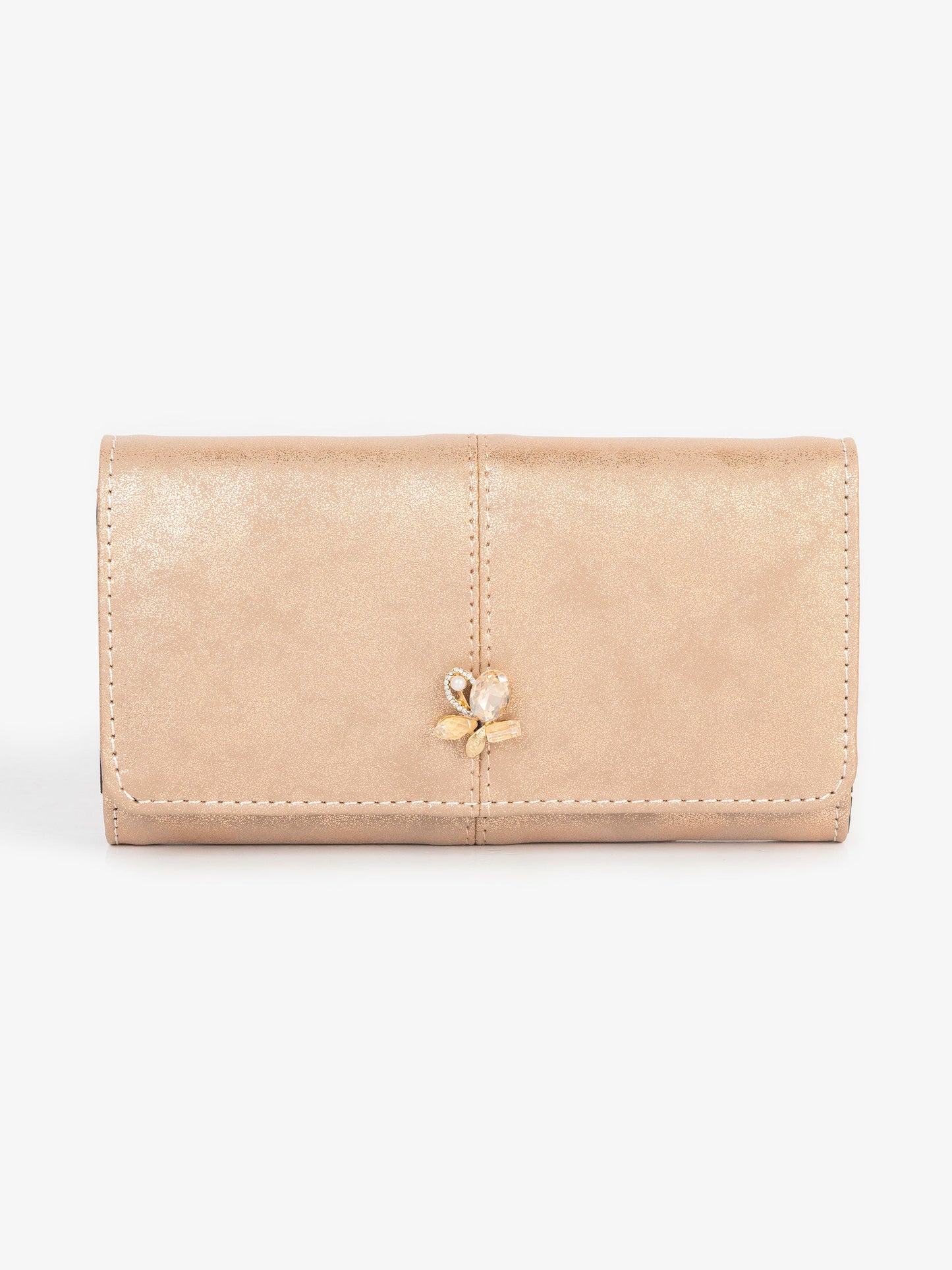 Floral Accent Wallet