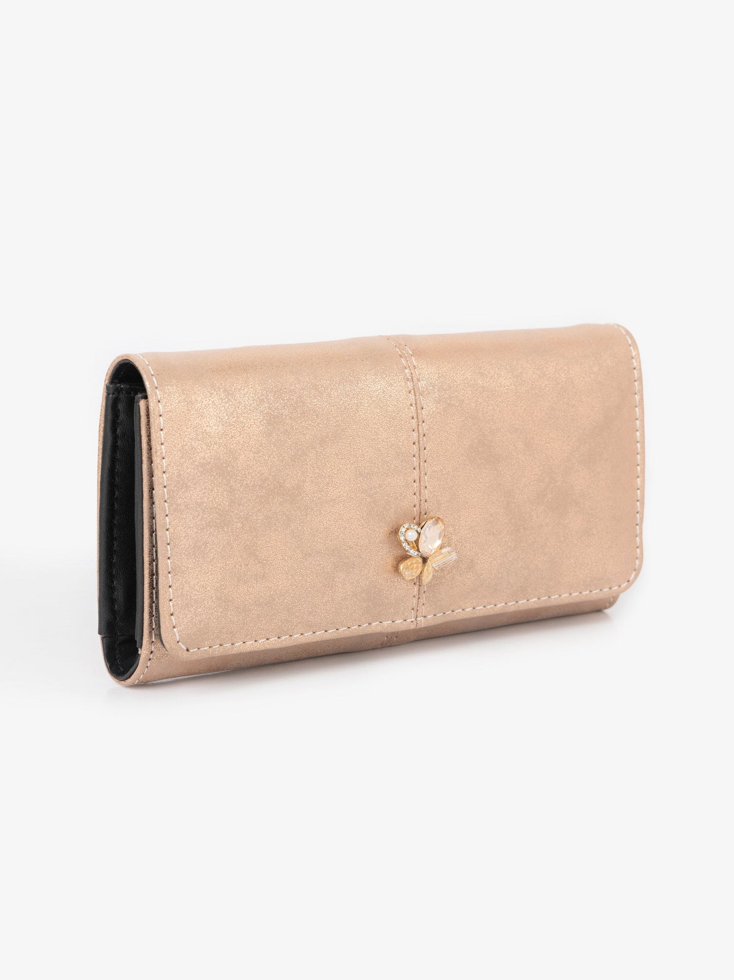 Floral Accent Wallet