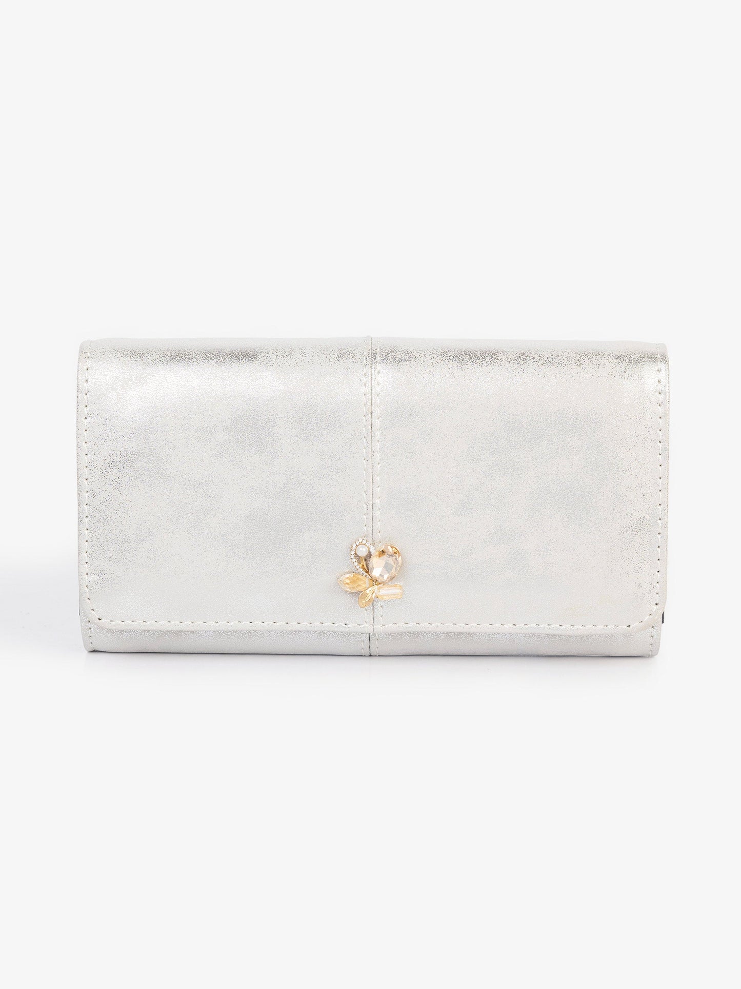 Floral Accent Wallet