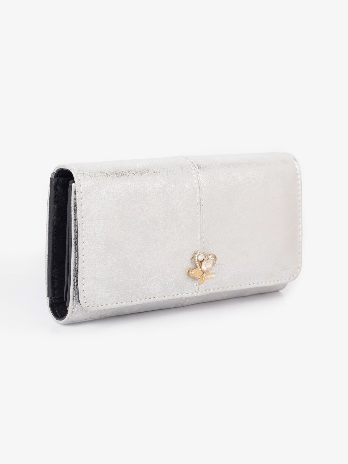 Floral Accent Wallet