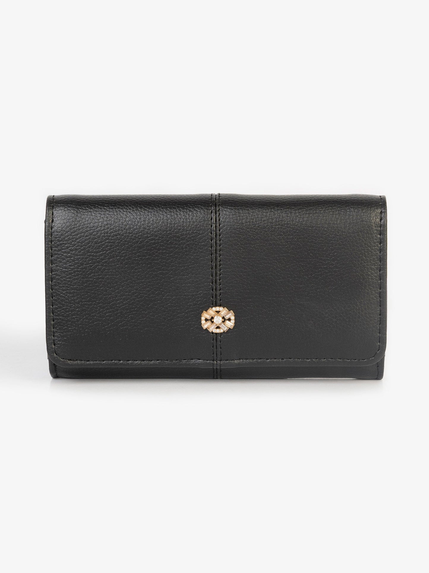 Floral Accent Wallet