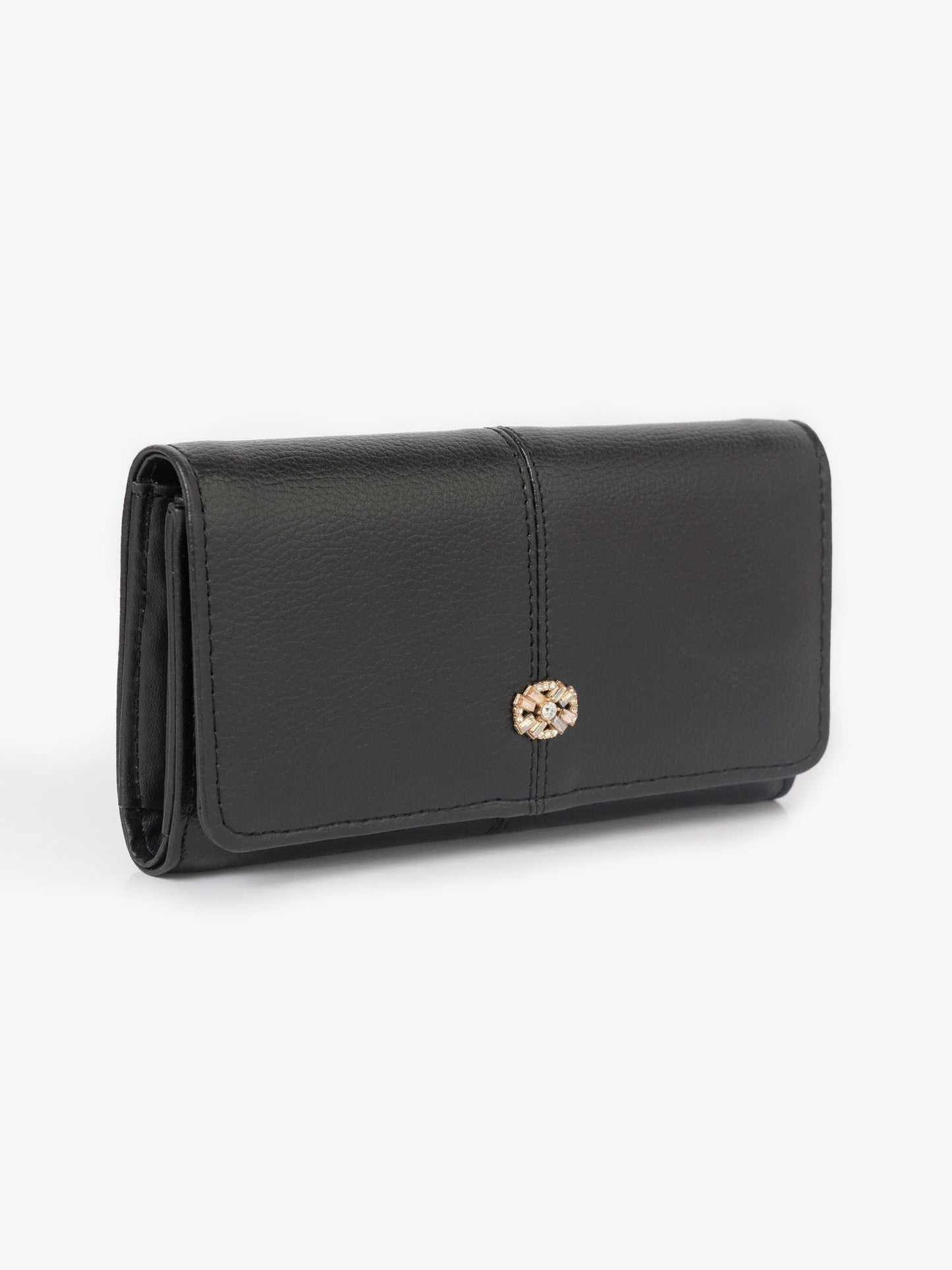 Floral Accent Wallet