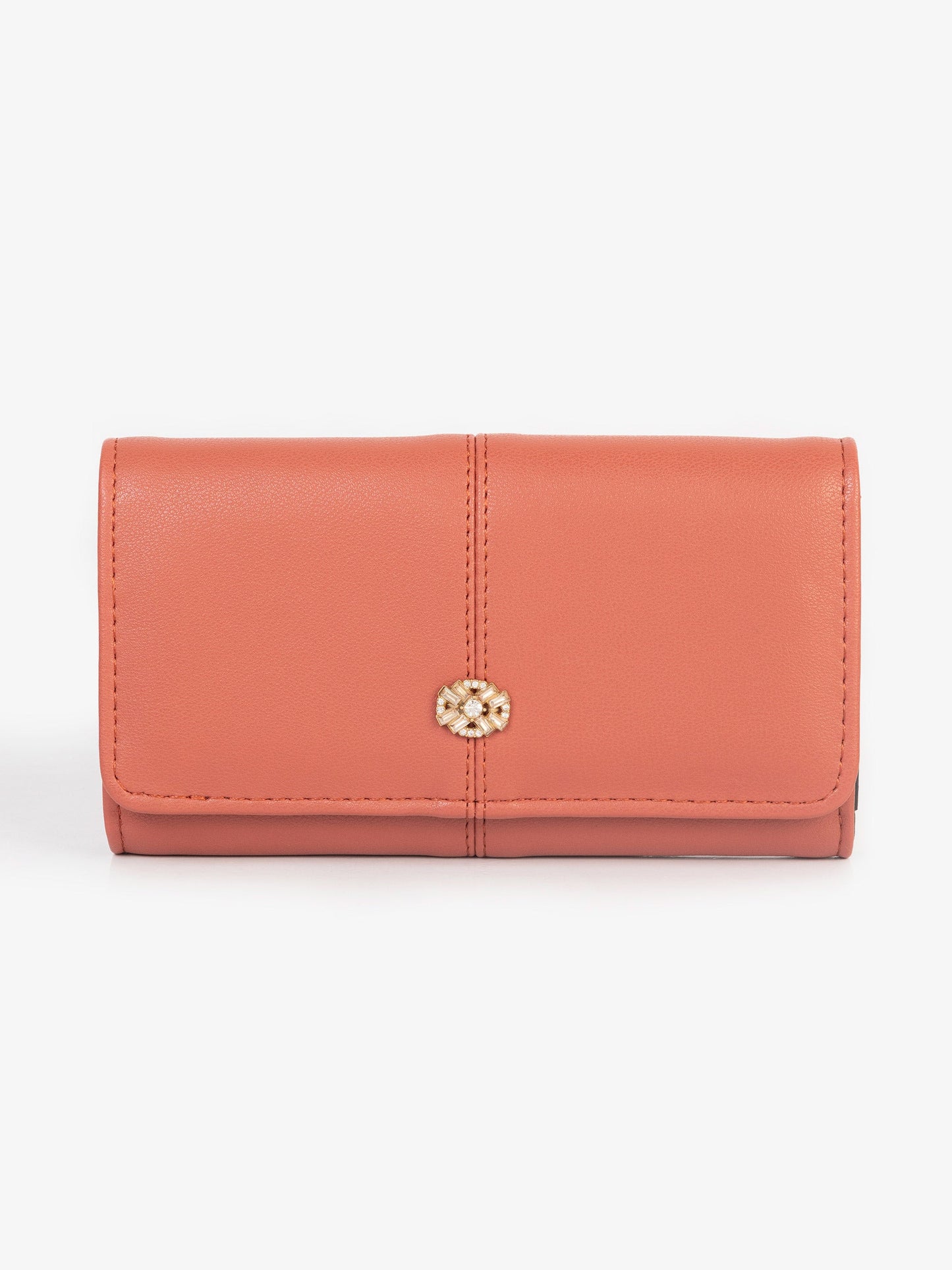 Floral Accent Wallet