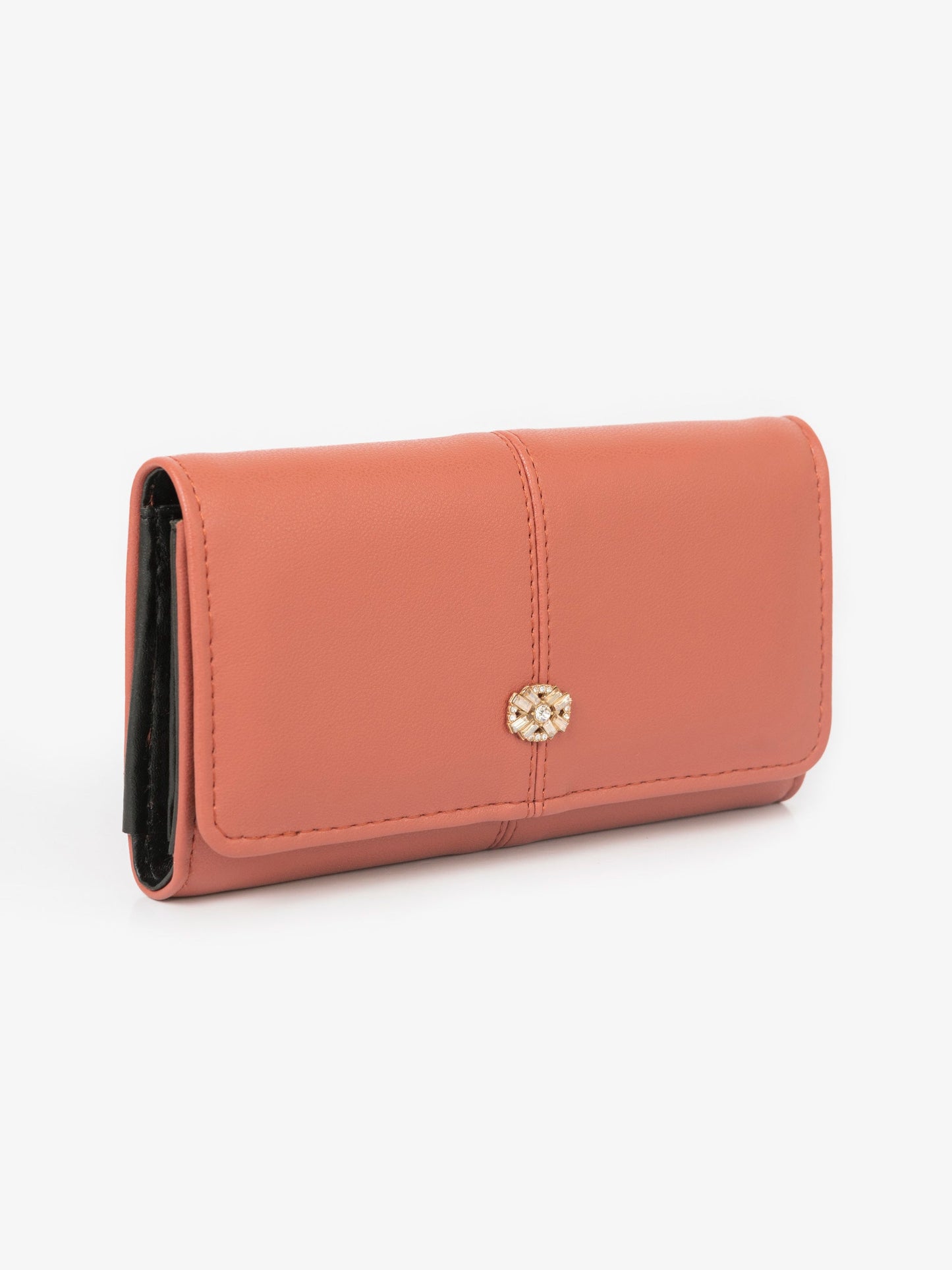 Floral Accent Wallet