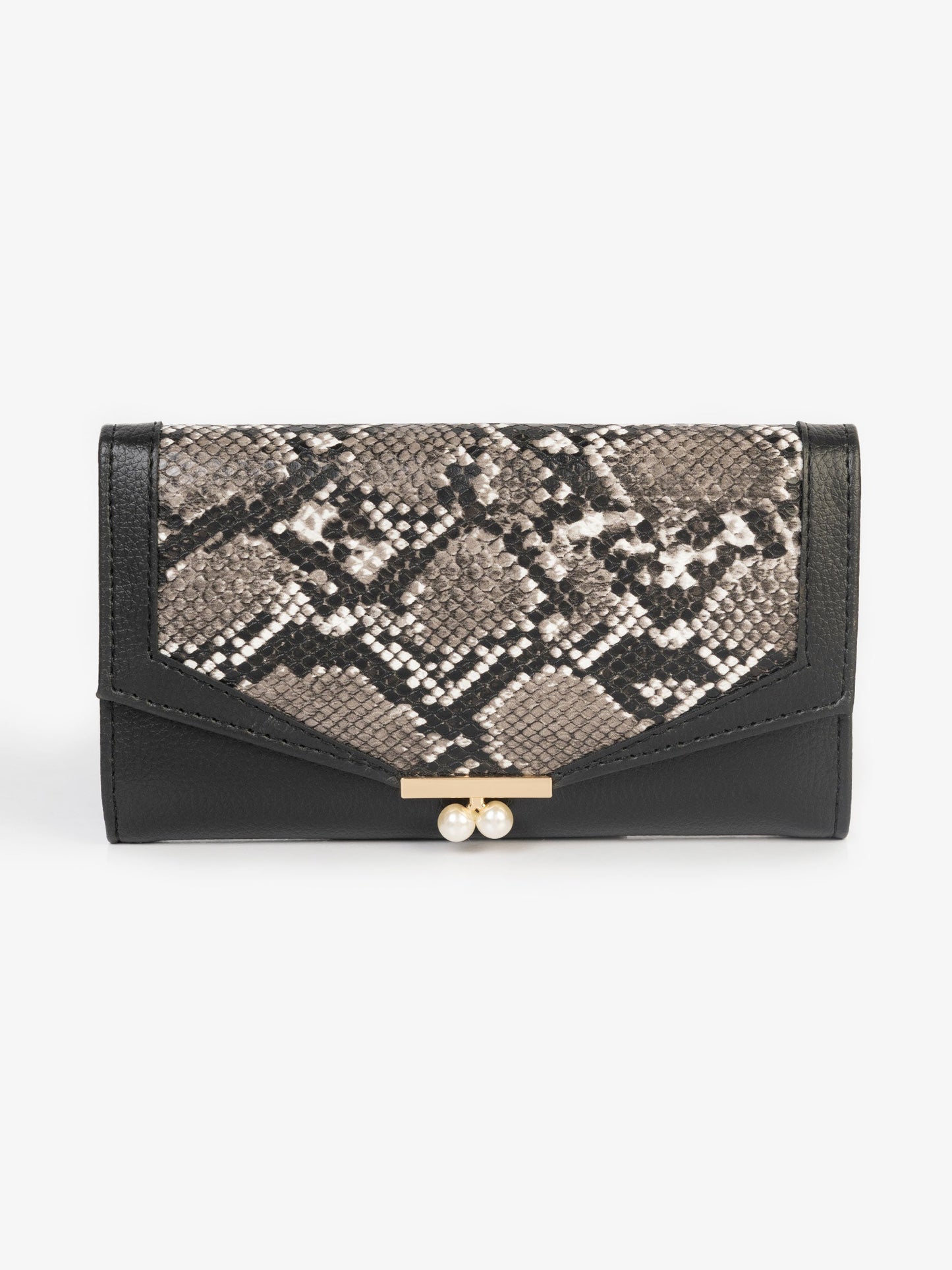 Snake Textured Wallet