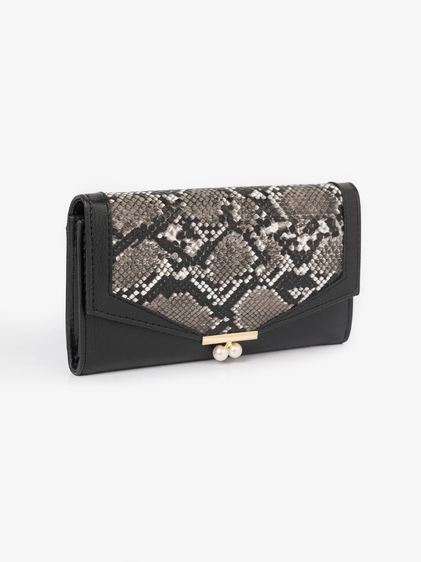 Snake Textured Wallet