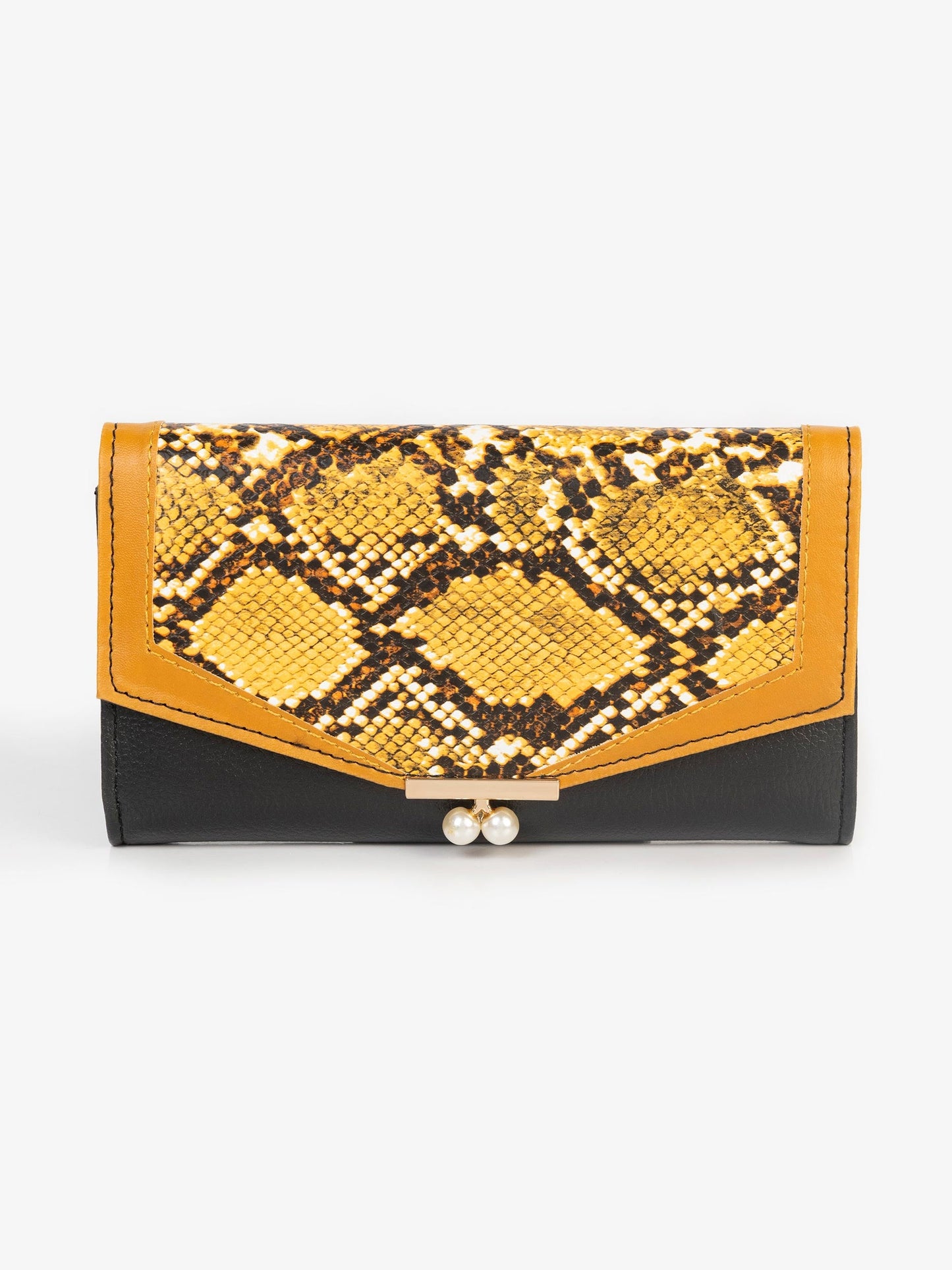 Snake Textured Wallet