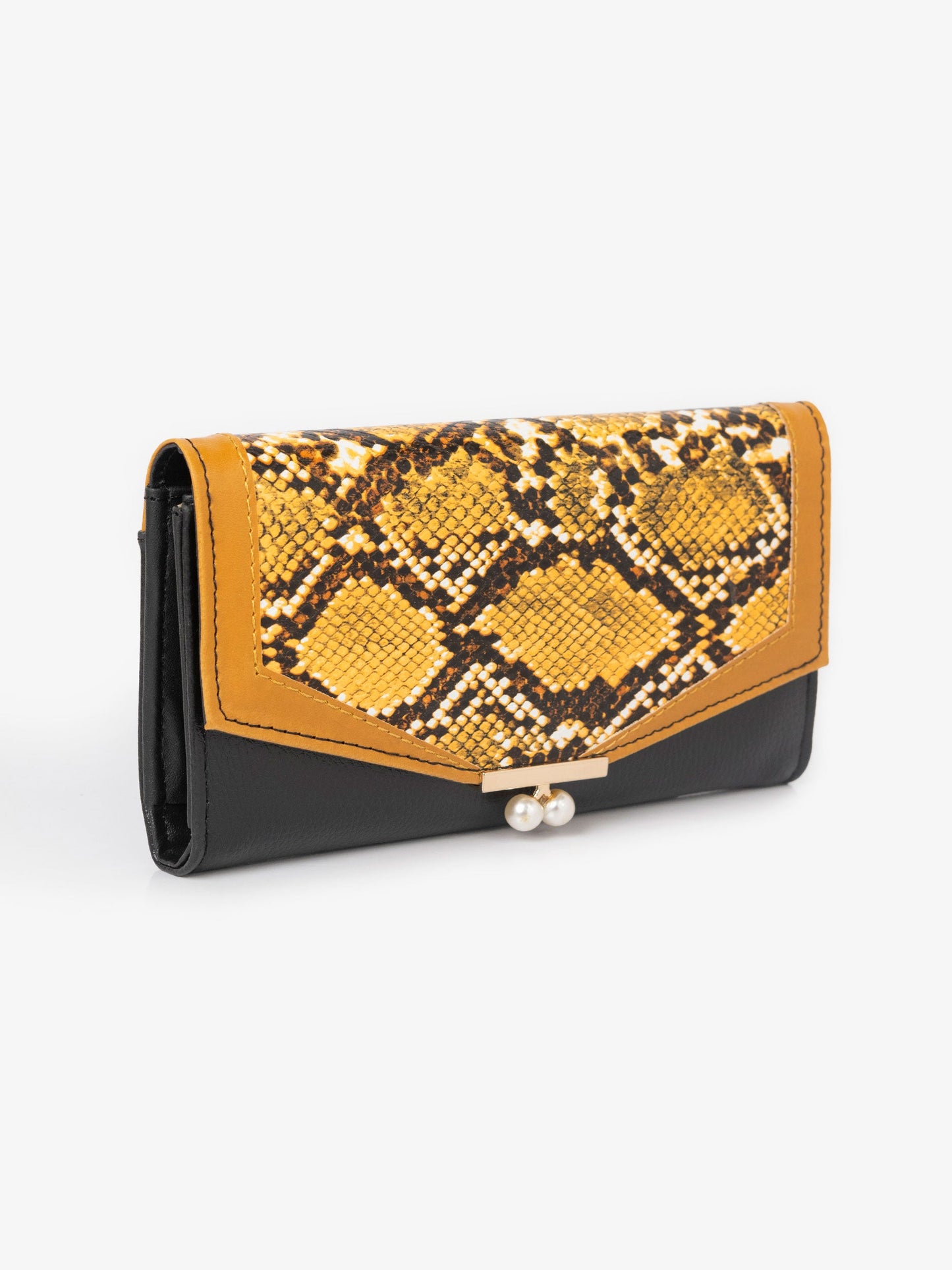 Snake Textured Wallet