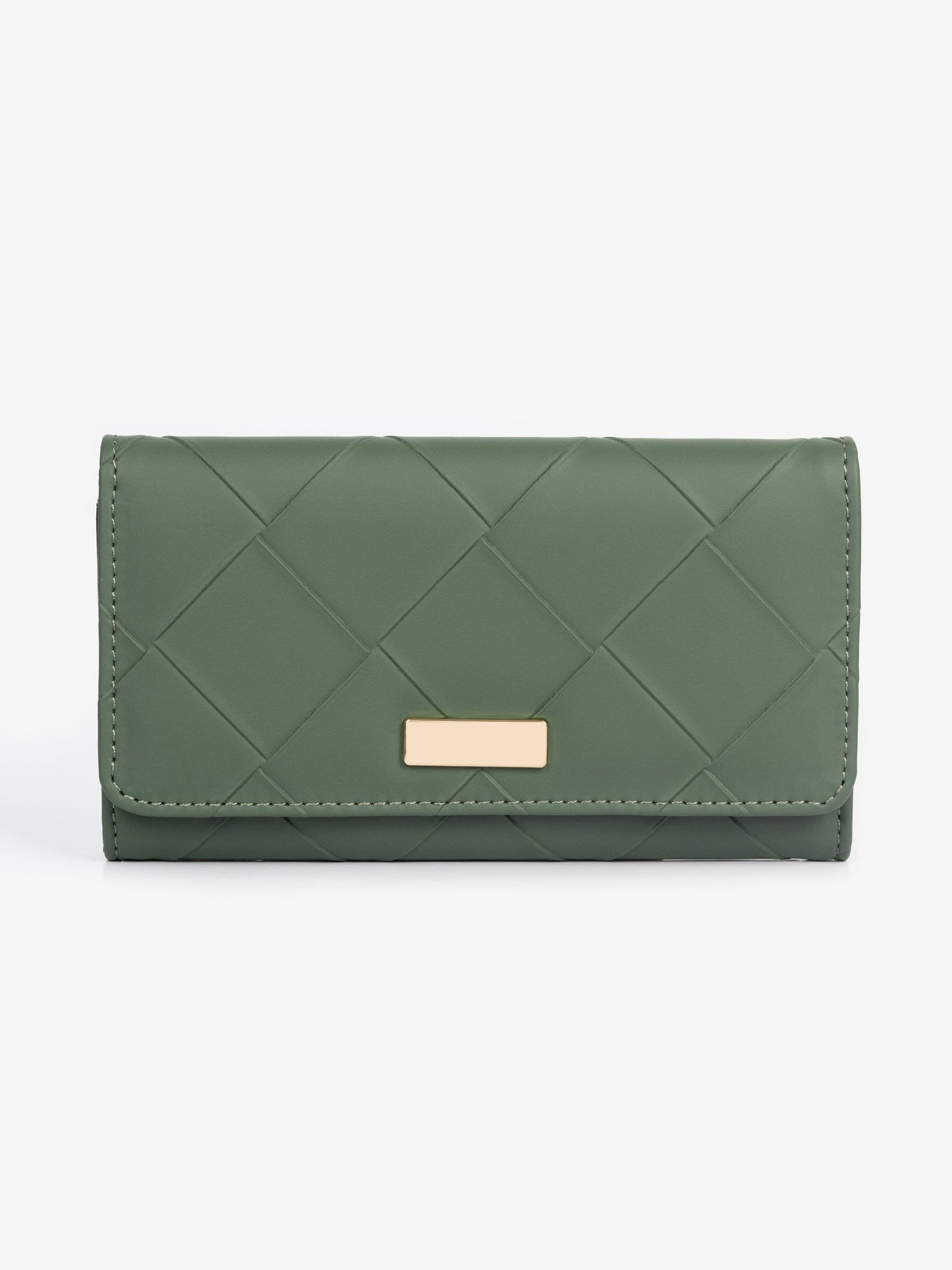 Textured Quilted Wallet