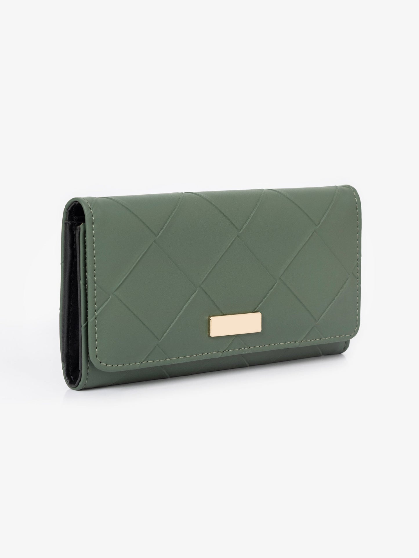 Textured Quilted Wallet