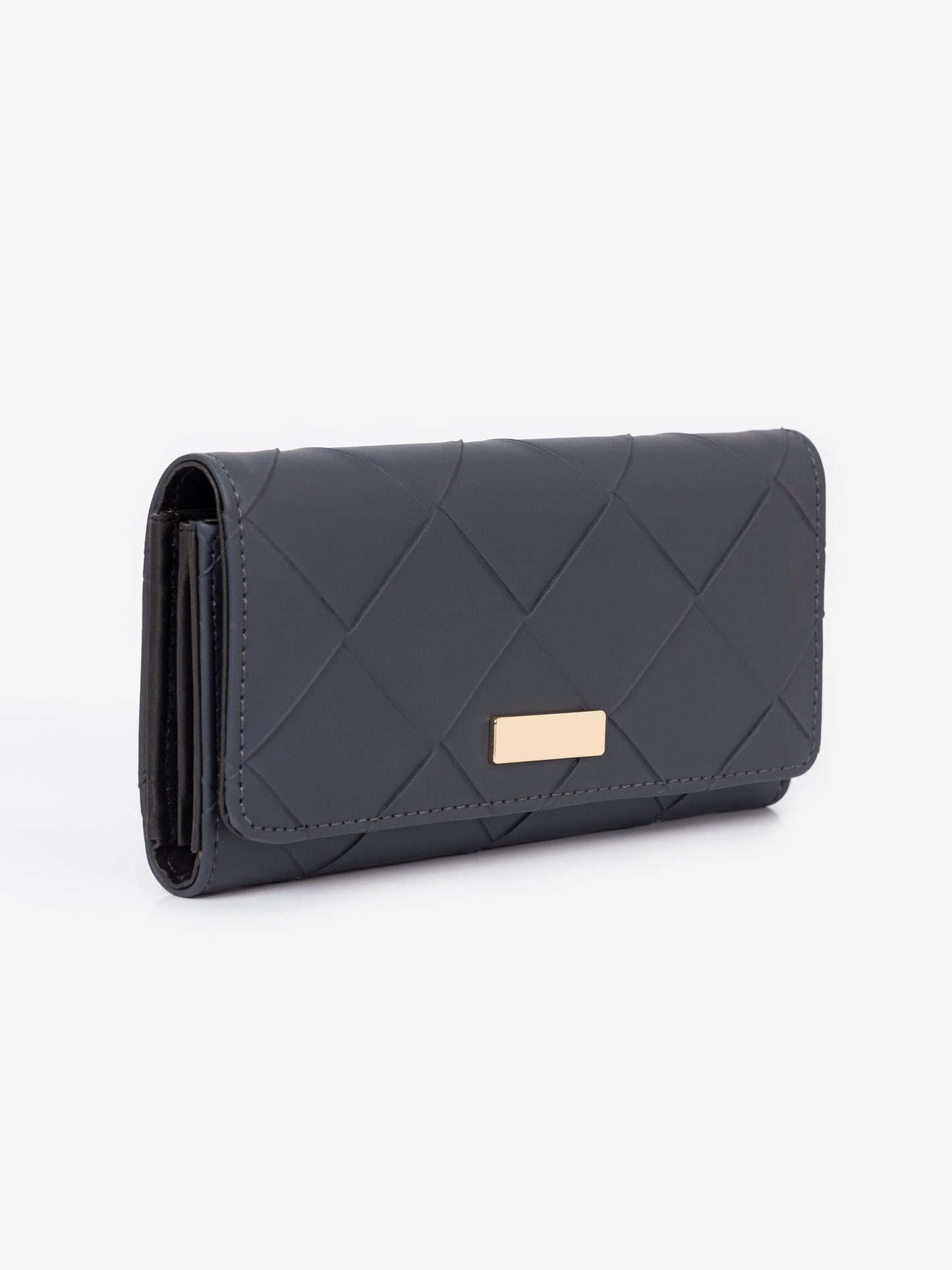 Textured Quilted Wallet