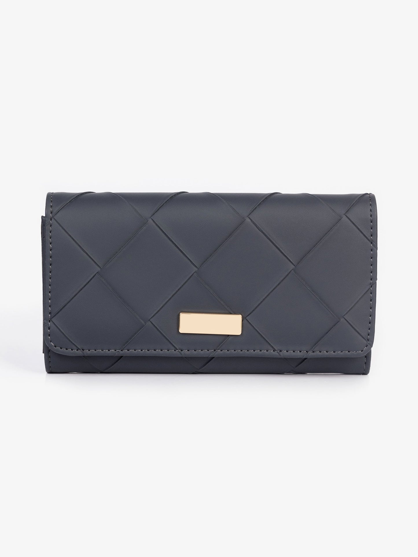 Textured Quilted Wallet