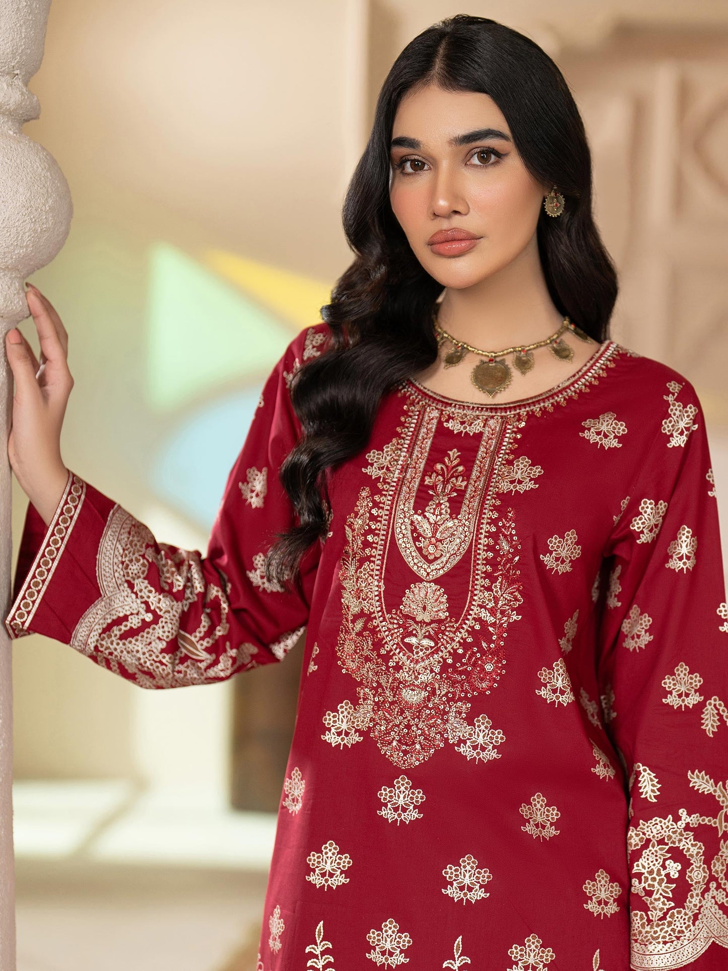 2 Piece Lawn Suit-Embroidered (Unstitched)