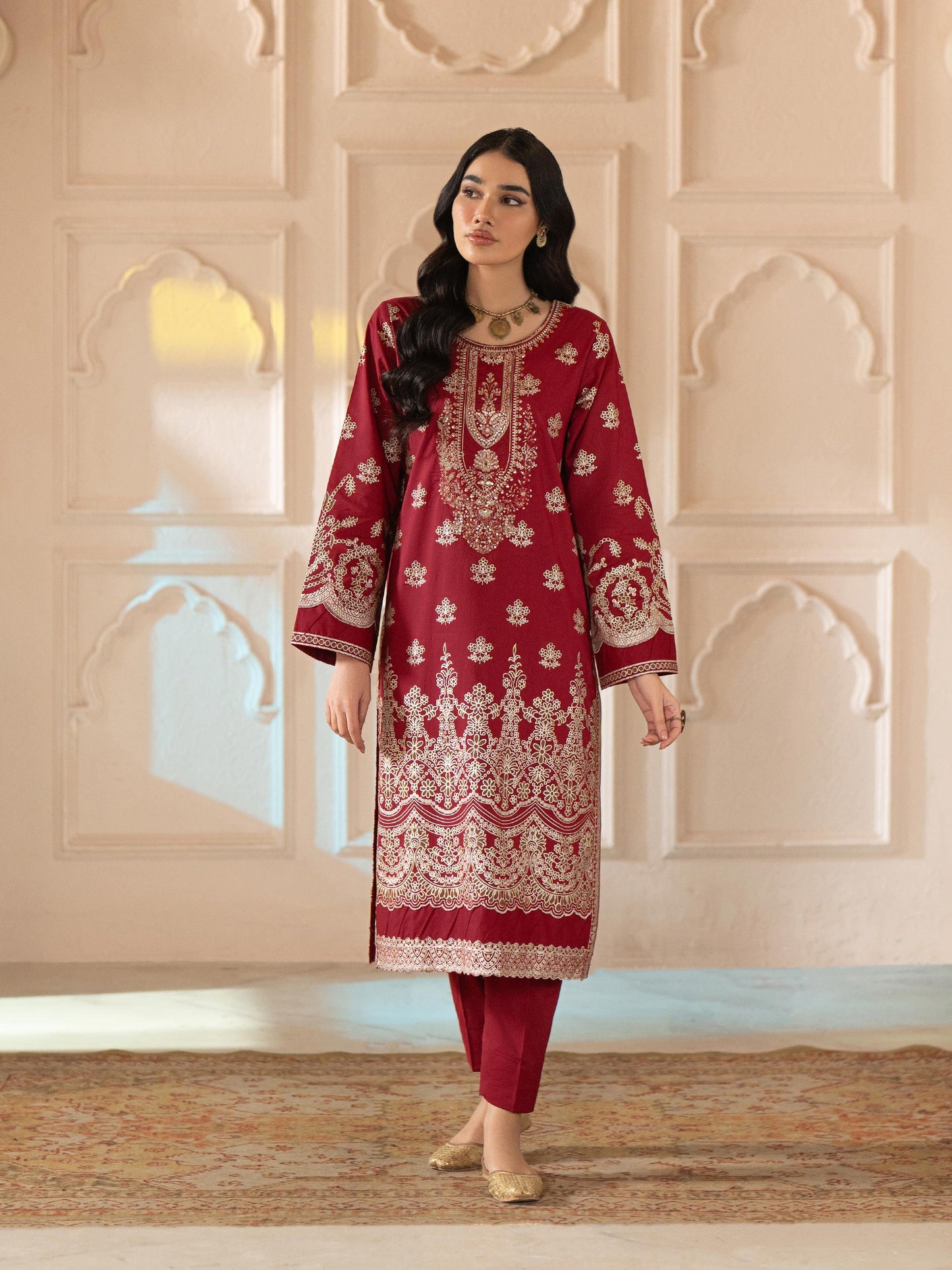 2 Piece Lawn Suit-Embroidered (Unstitched)