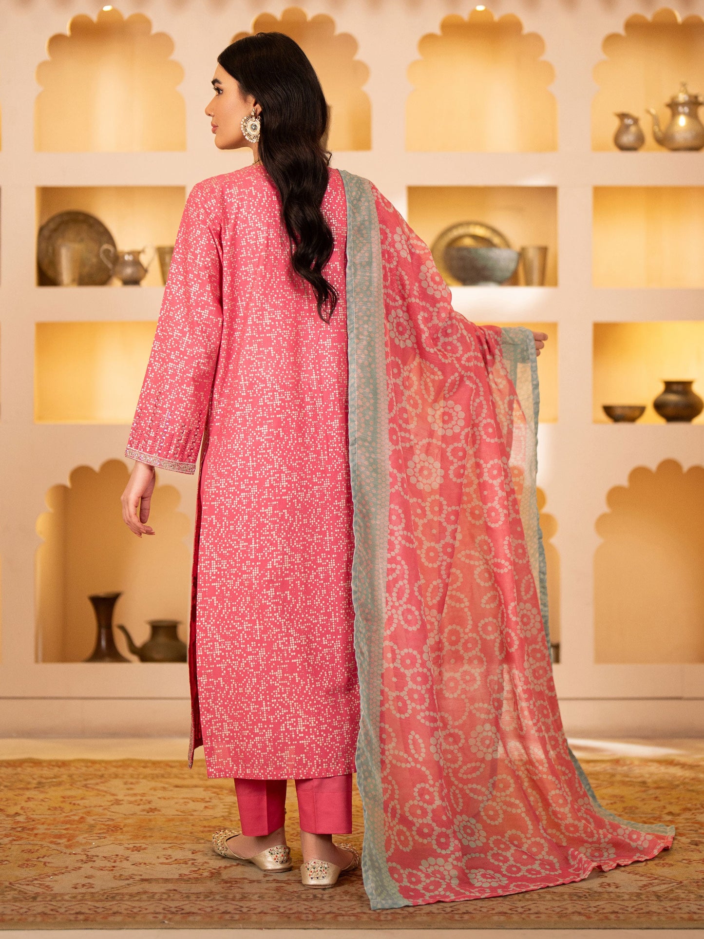 3 Piece Lawn Suit-Embroidered (Unstitched)