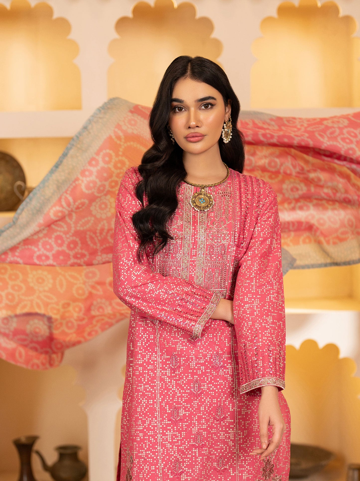 3 Piece Lawn Suit-Embroidered (Unstitched)