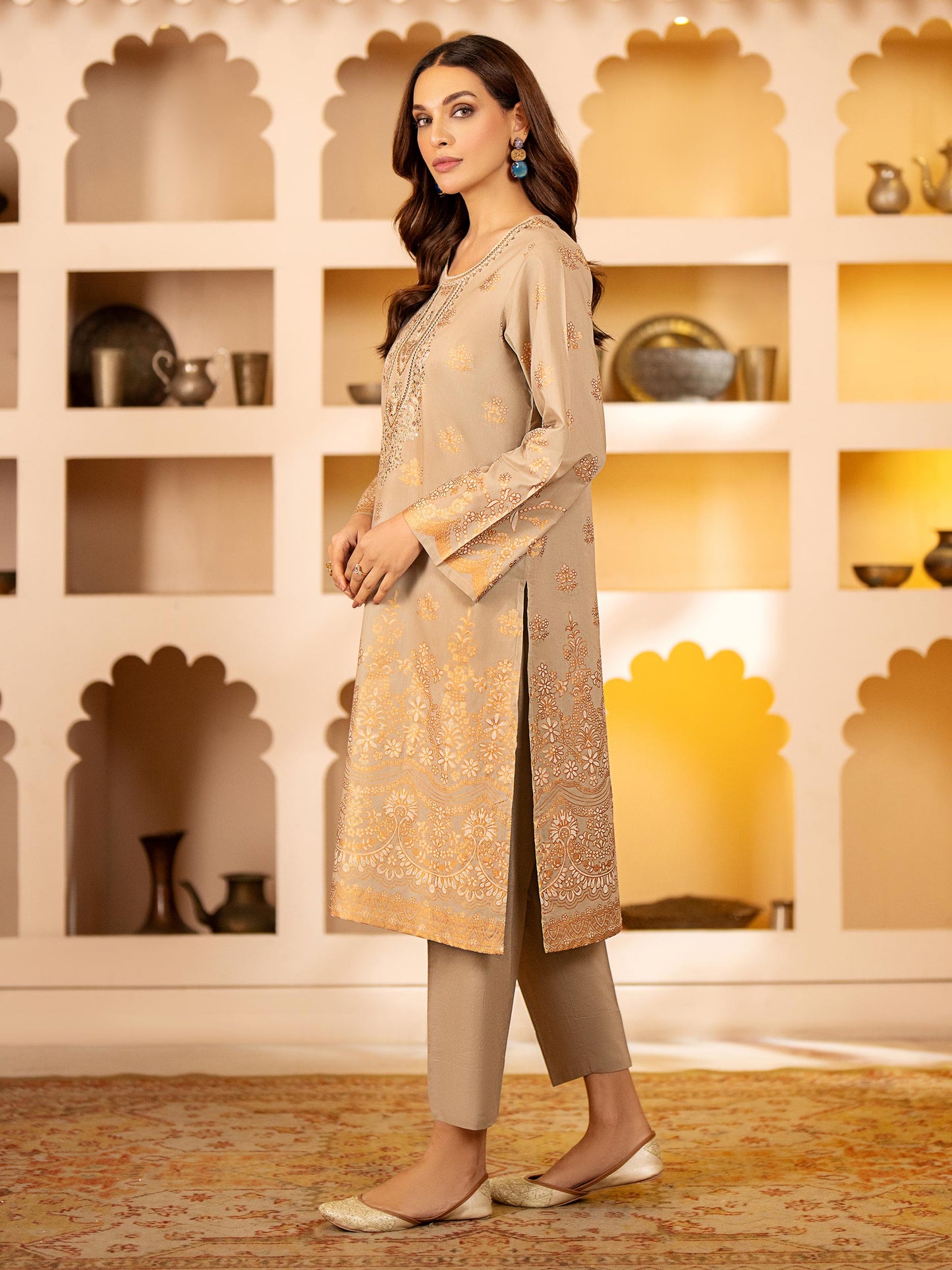 2 Piece Lawn Suit-Embroidered (Unstitched)