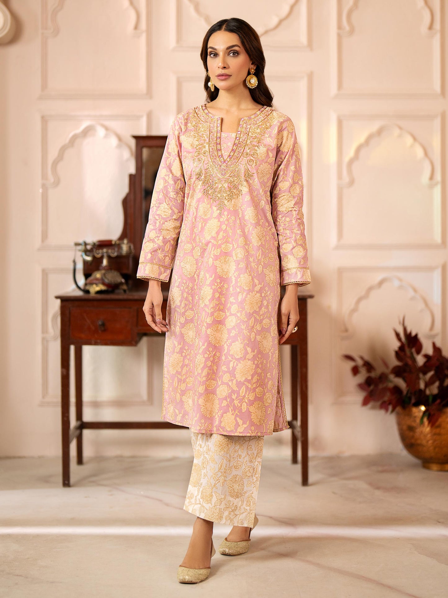 2 Piece Lawn Suit-Paste Print (Pret)
