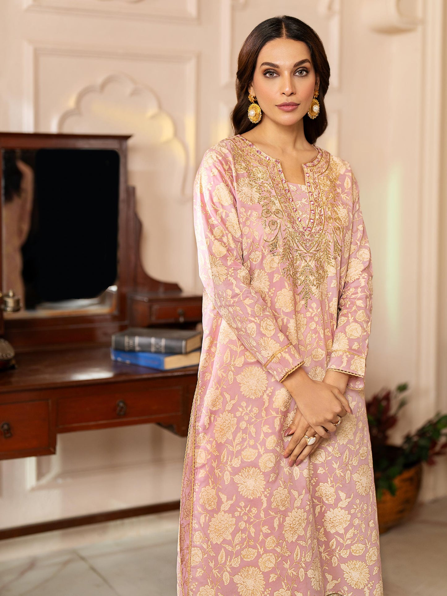 2 Piece Lawn Suit-Paste Print (Pret)