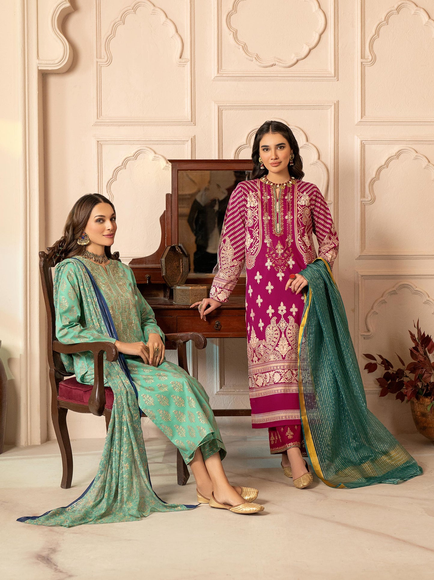 3 Piece Lawn Suit-Embroidered (Unstitched)