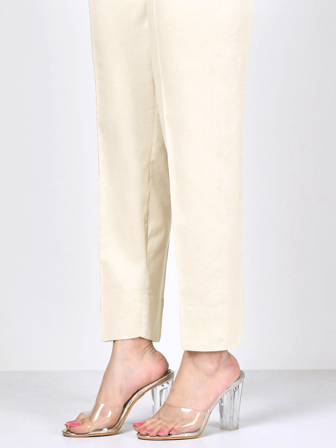 Crepe Trouser - Beige