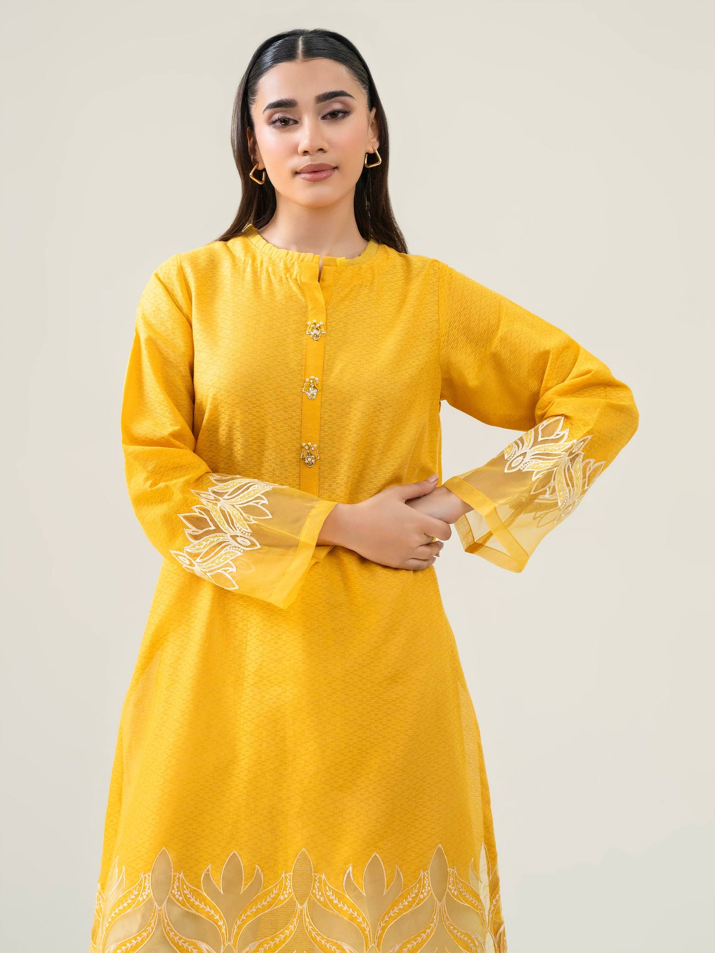 Lawn Shirt-Embroidered (Pret)