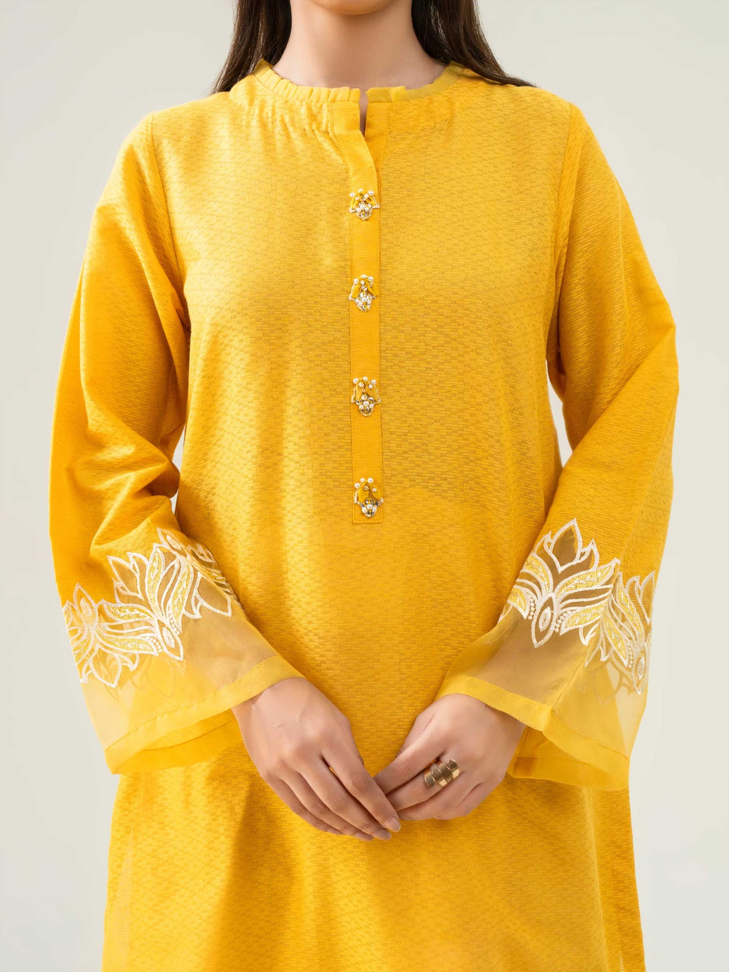 Lawn Shirt-Embroidered (Pret)