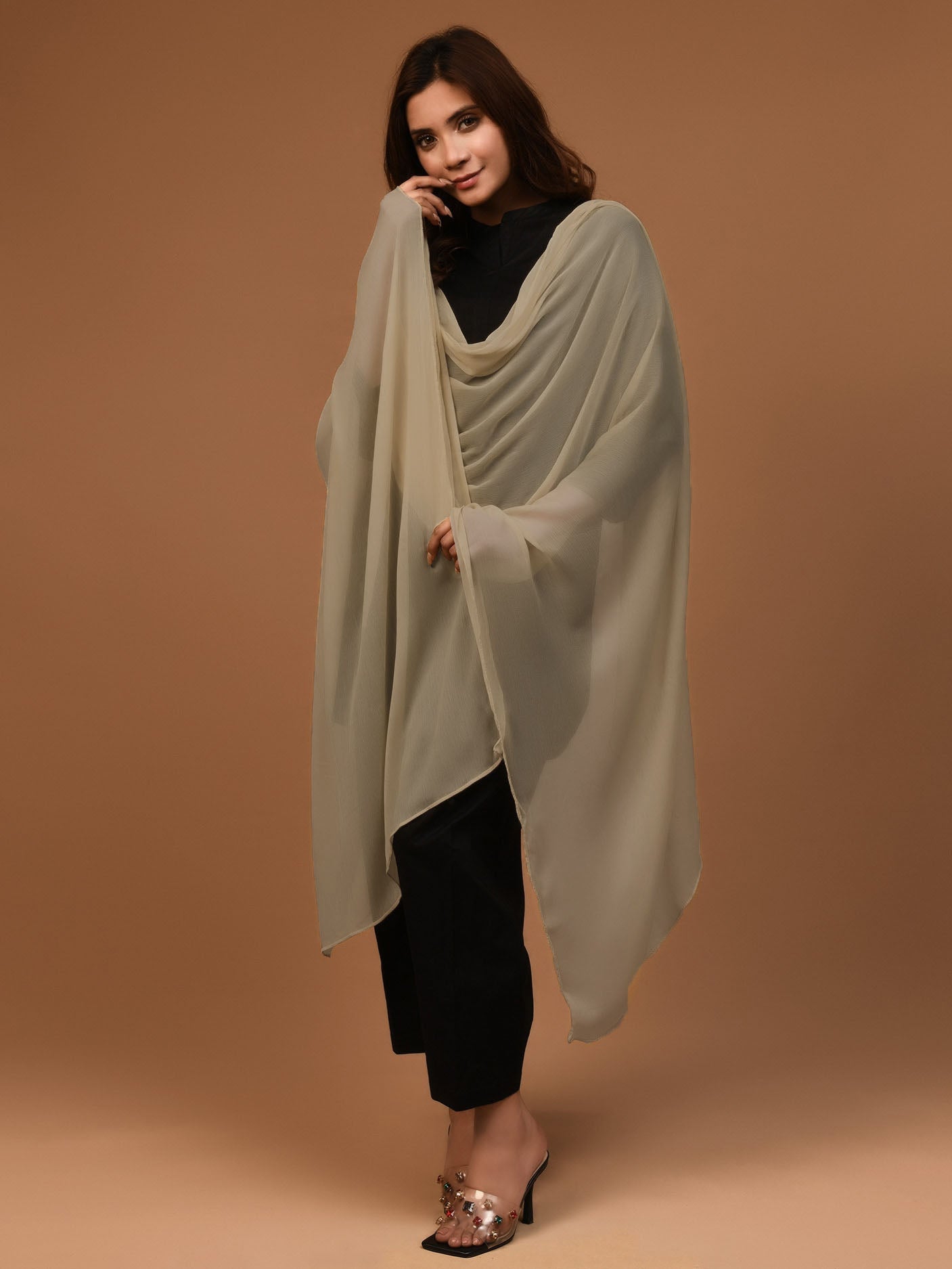 Dyed Chiffon Dupatta
