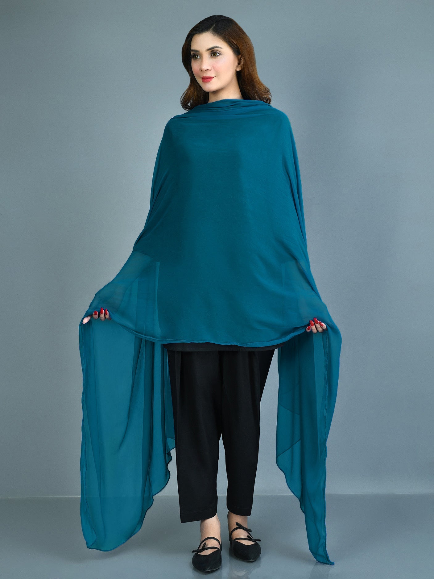 Dyed Chiffon Dupatta