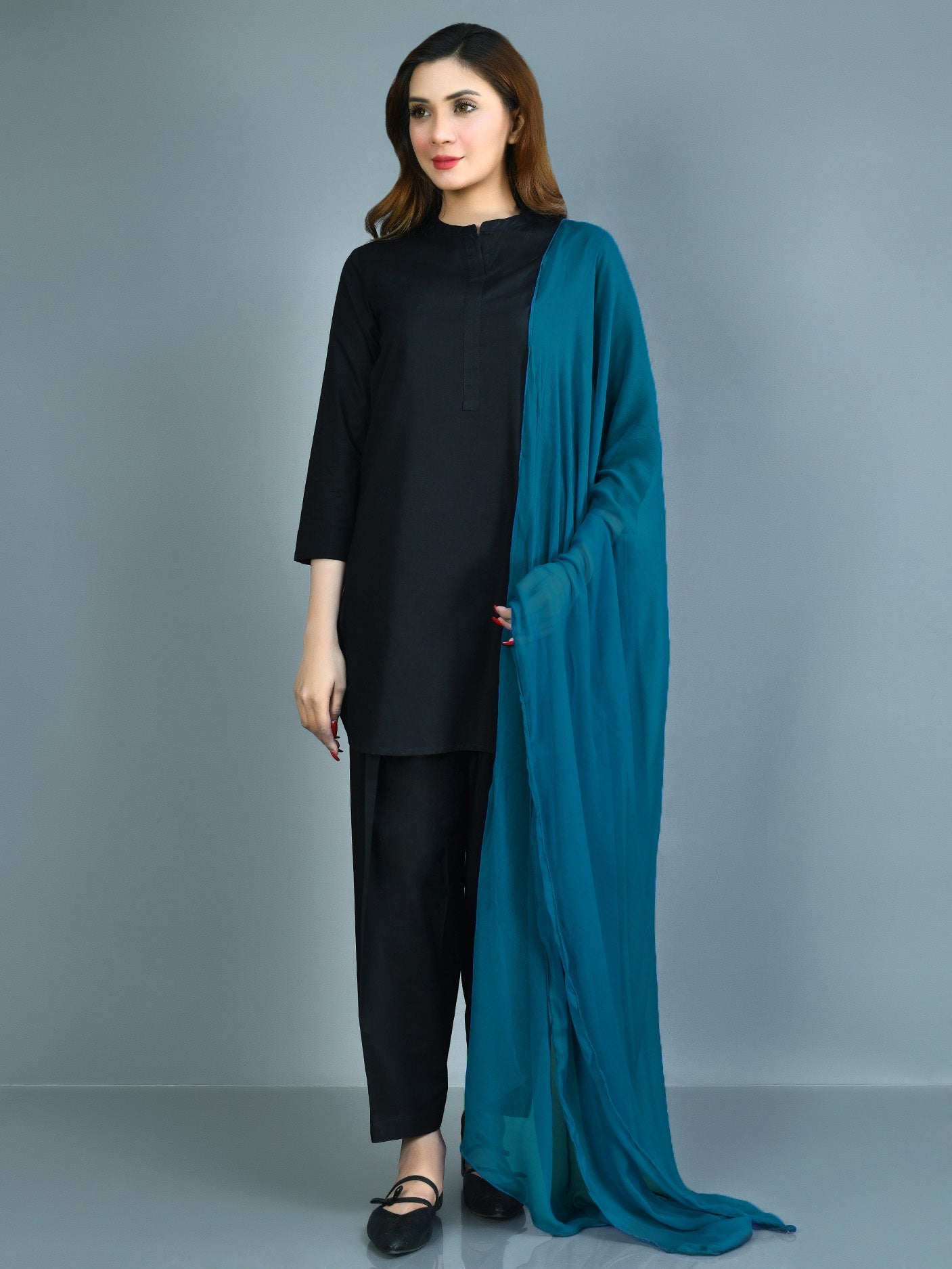 Dyed Chiffon Dupatta