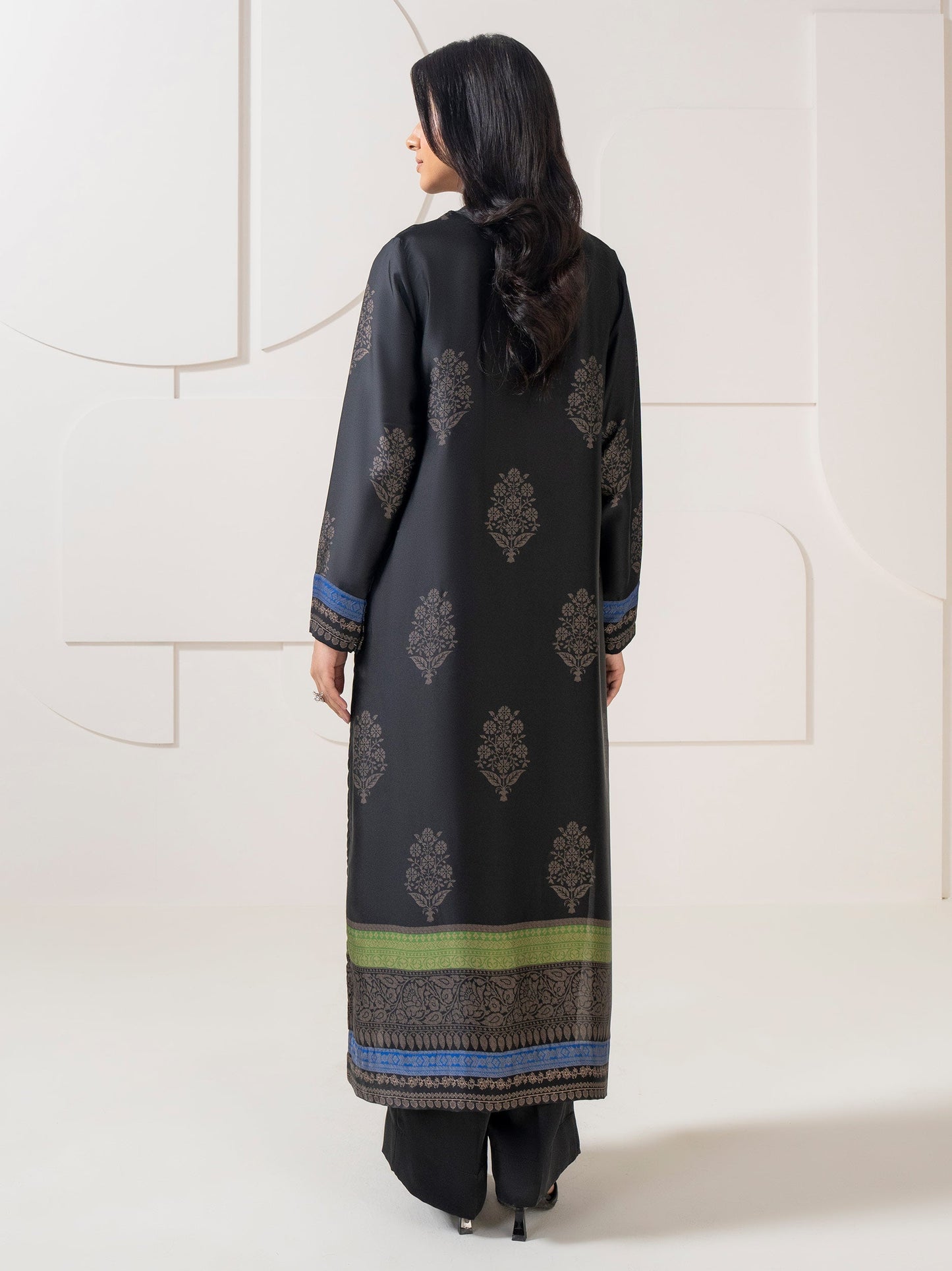 2 Piece Silk Suit-Embroidered (Pret)