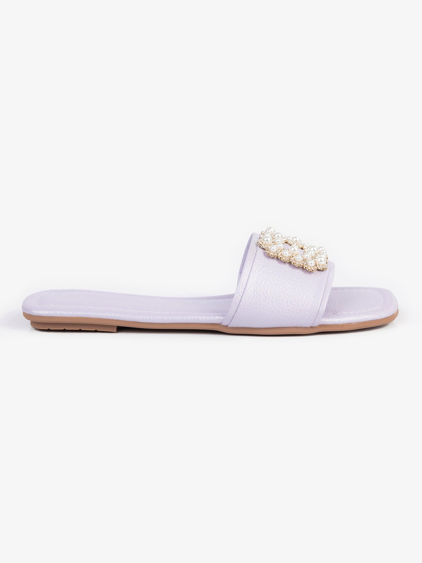 Pearl Embellished Flats
