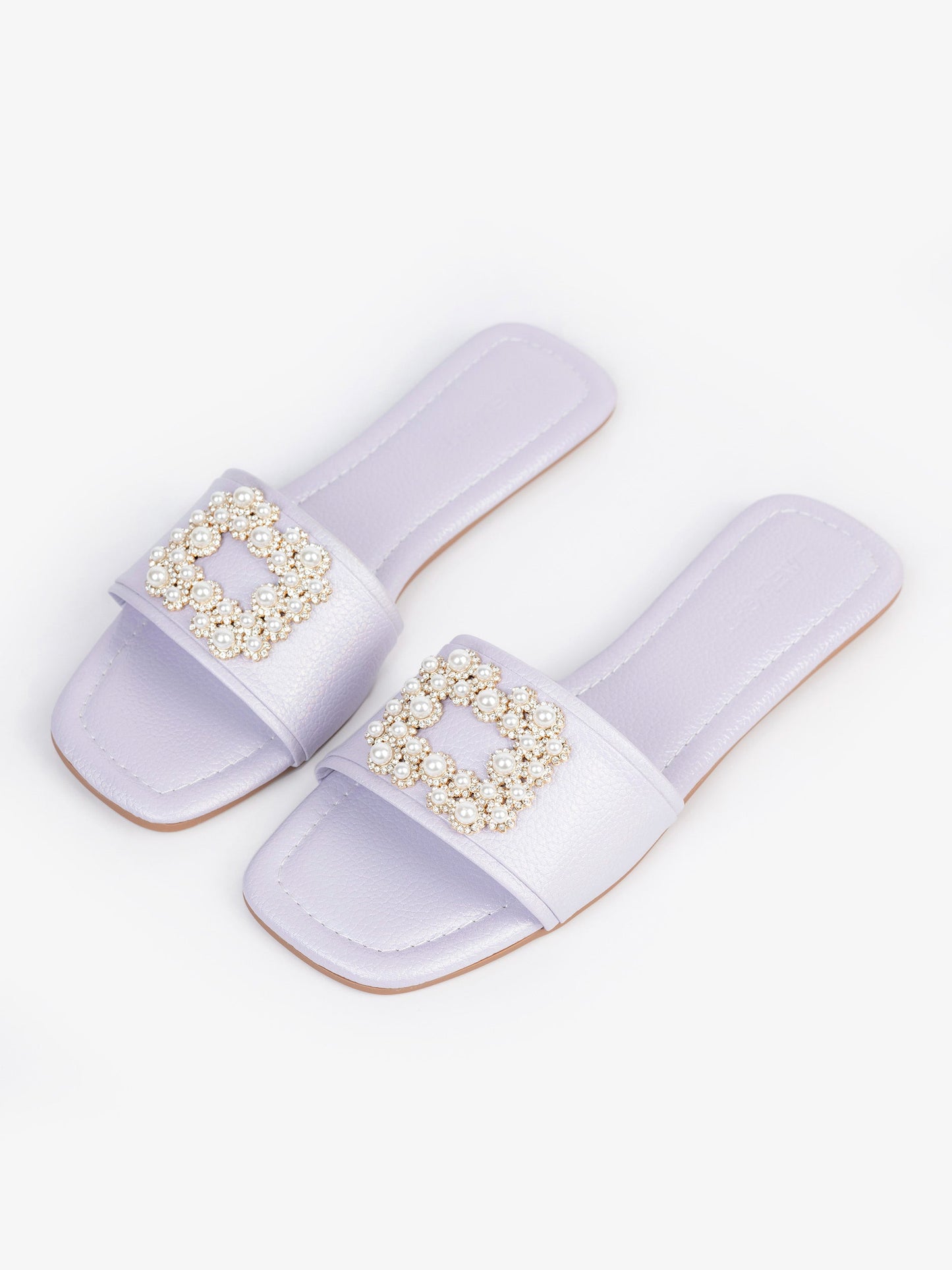 Pearl Embellished Flats