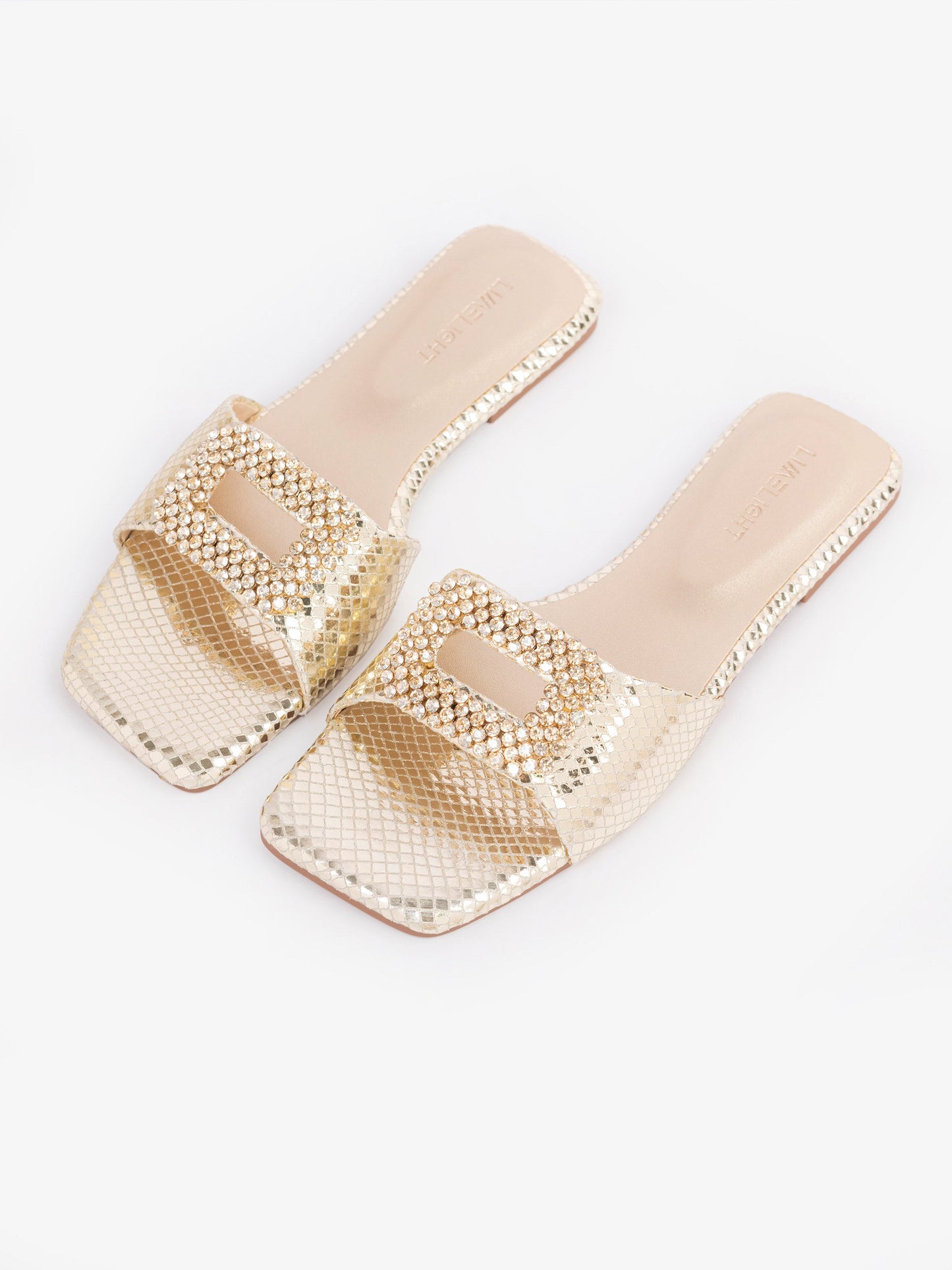 Snake Patterned Flats