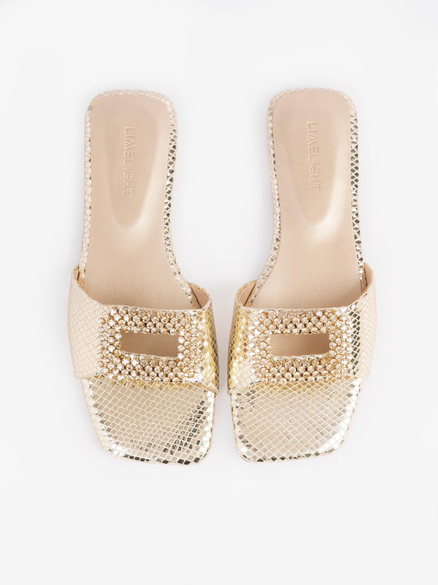 Snake Patterned Flats