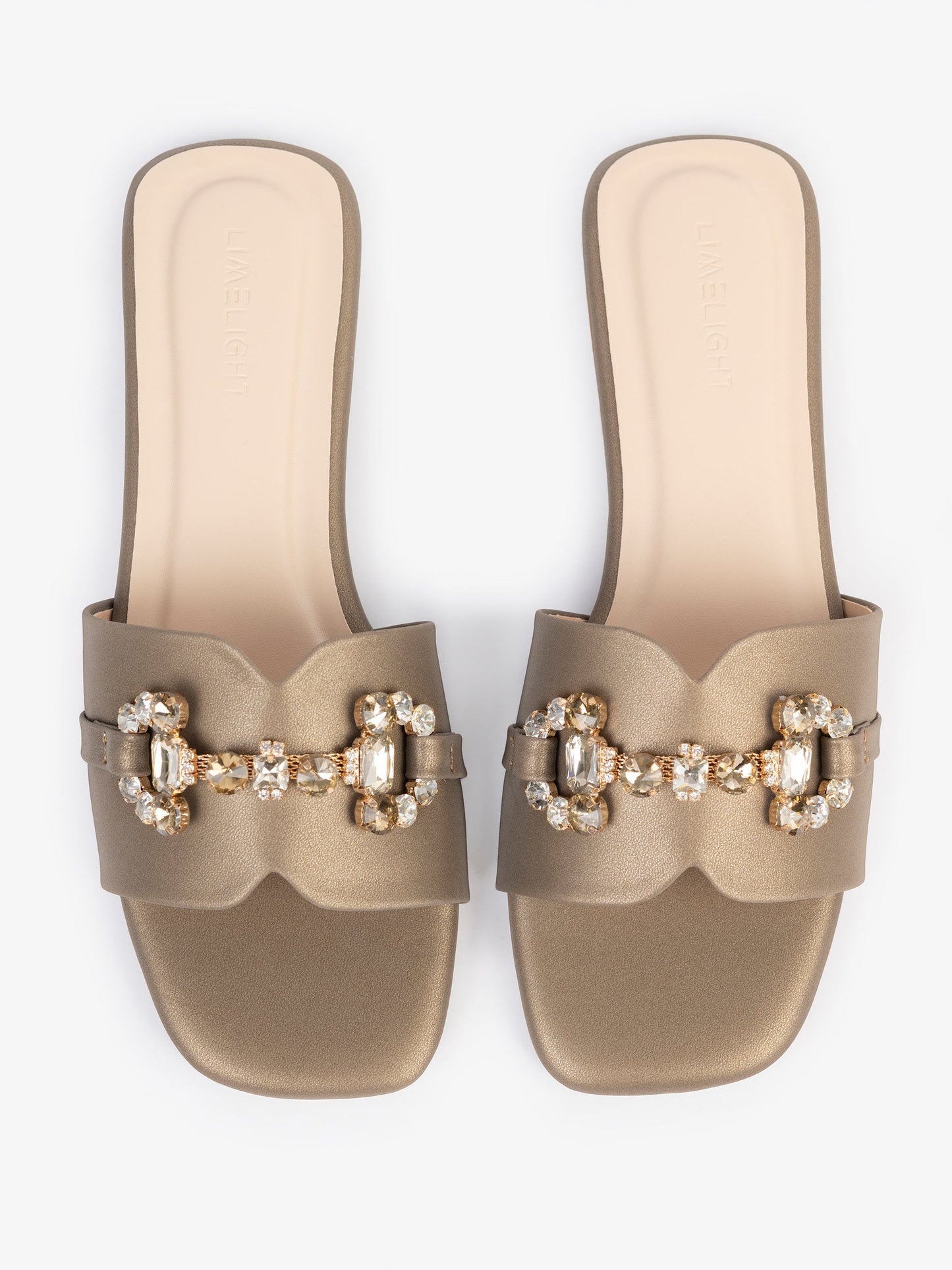 Jeweled Slide Flats