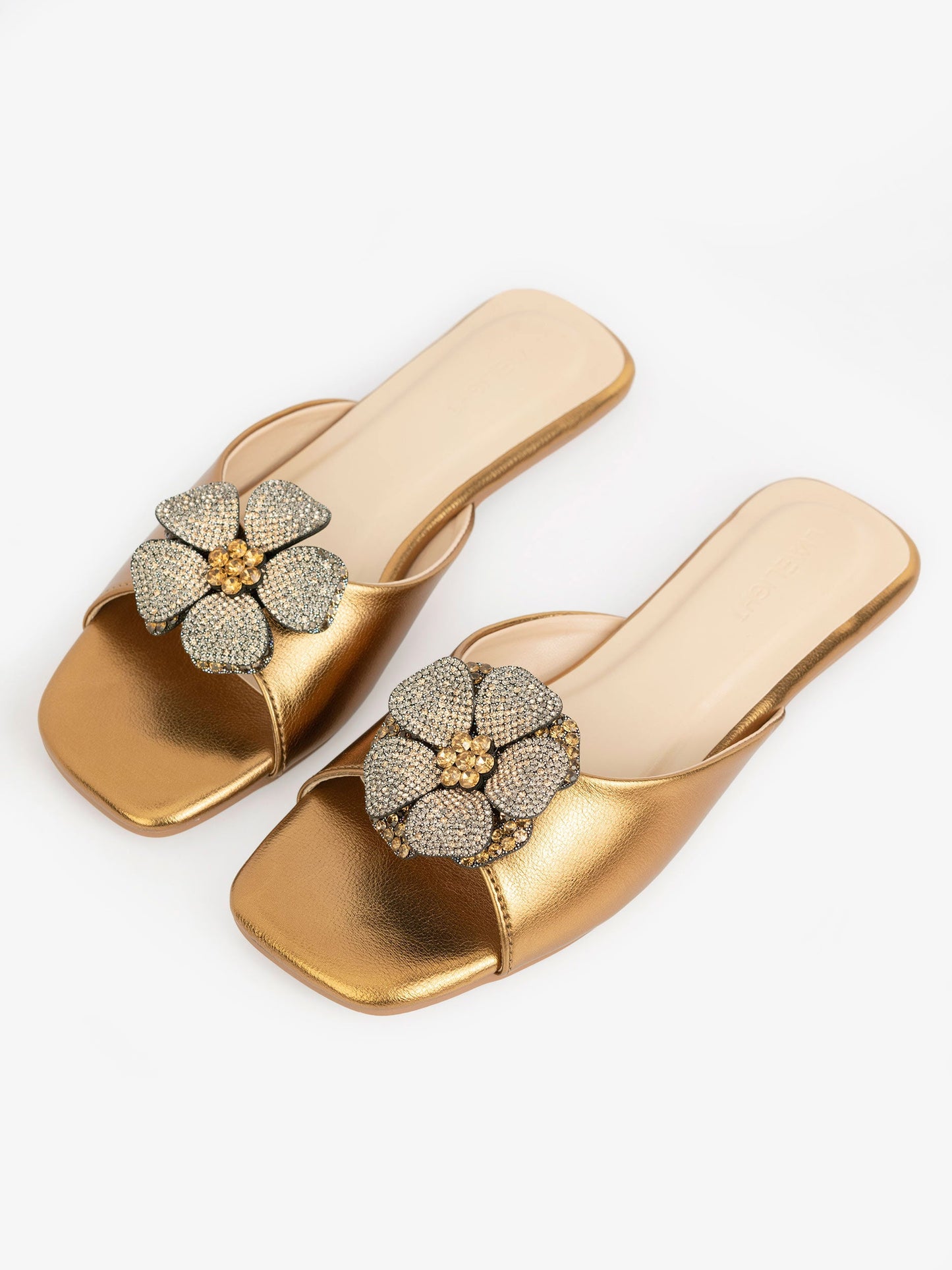 Rhinestone Flower flats